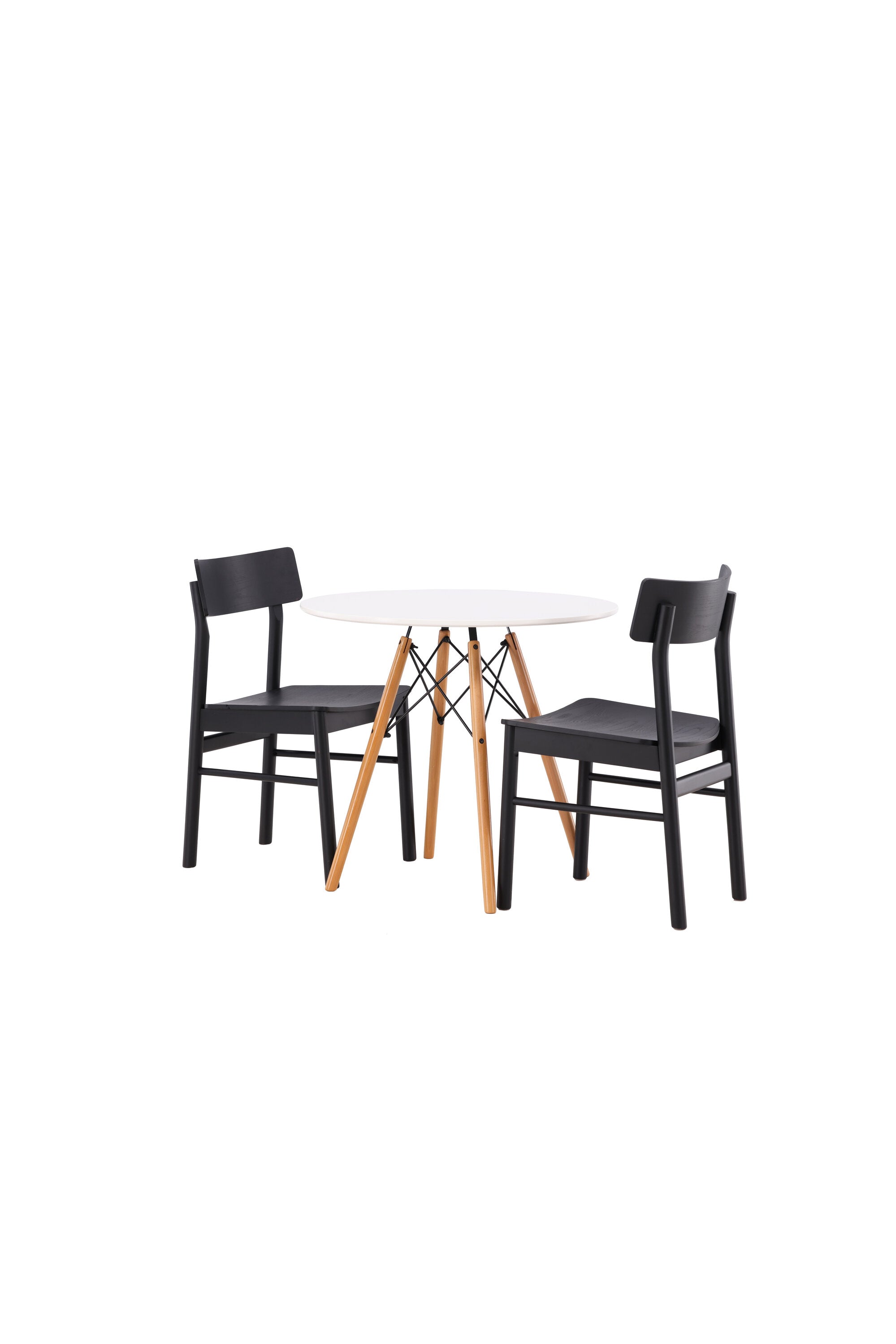 Danburi Esszimmerset + Montros ⌀60cm/2St. in Schwarz präsentiert im Onlineshop von KAQTU Design AG. Esszimmerset ist von Venture Home