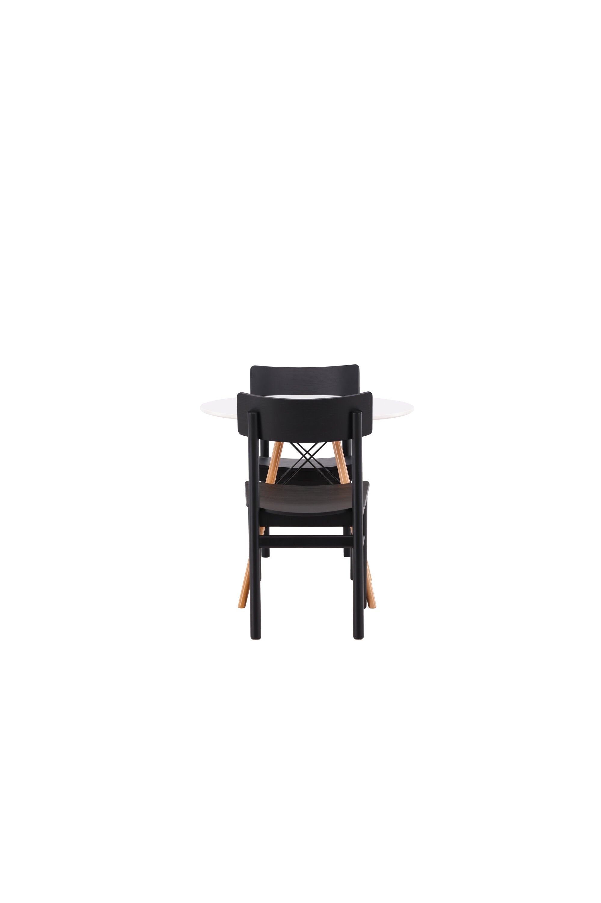 Danburi Esszimmerset + Montros ⌀60cm/2St. in Schwarz präsentiert im Onlineshop von KAQTU Design AG. Esszimmerset ist von Venture Home