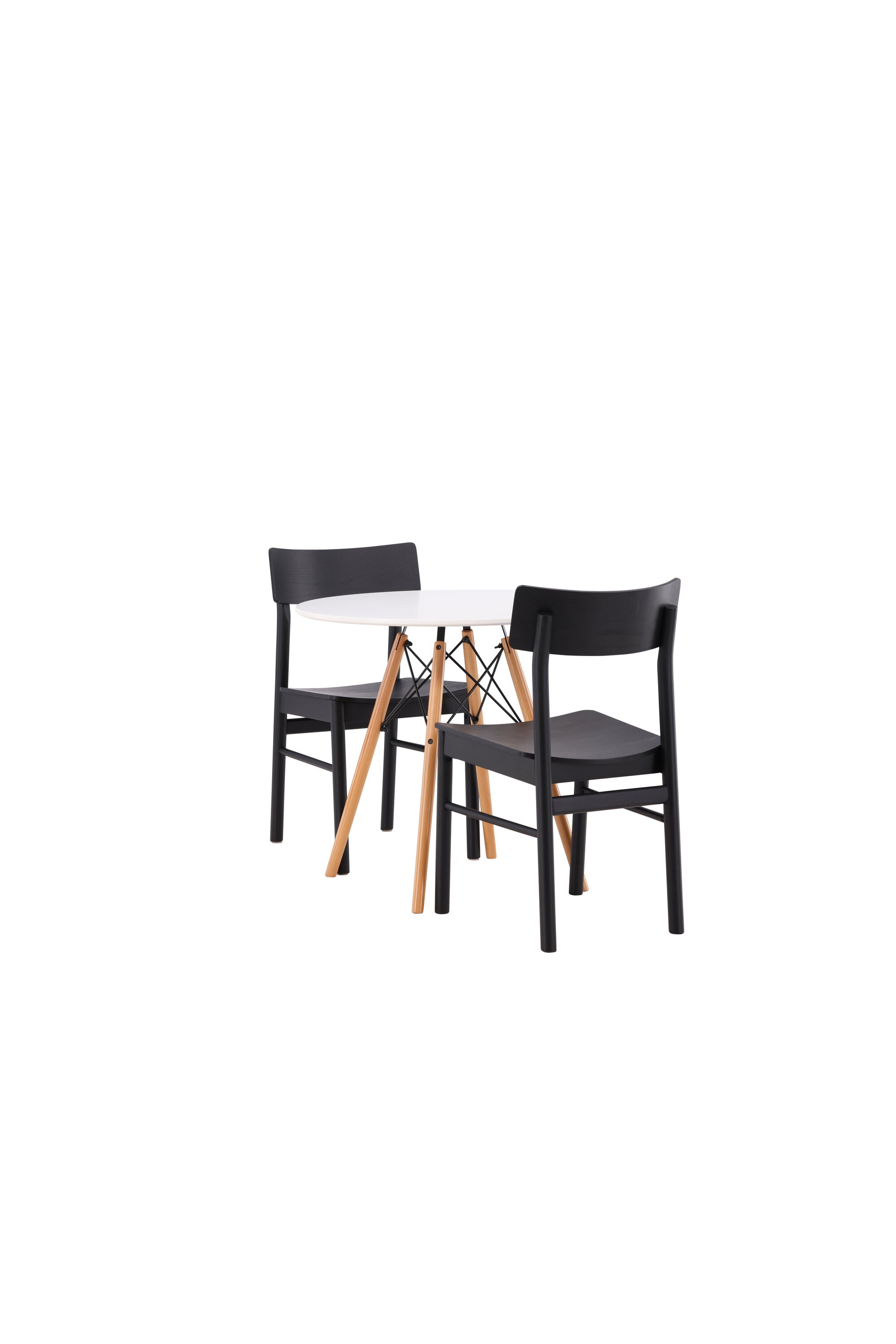 Danburi Esszimmerset + Montros ⌀60cm/2St. in Schwarz präsentiert im Onlineshop von KAQTU Design AG. Esszimmerset ist von Venture Home