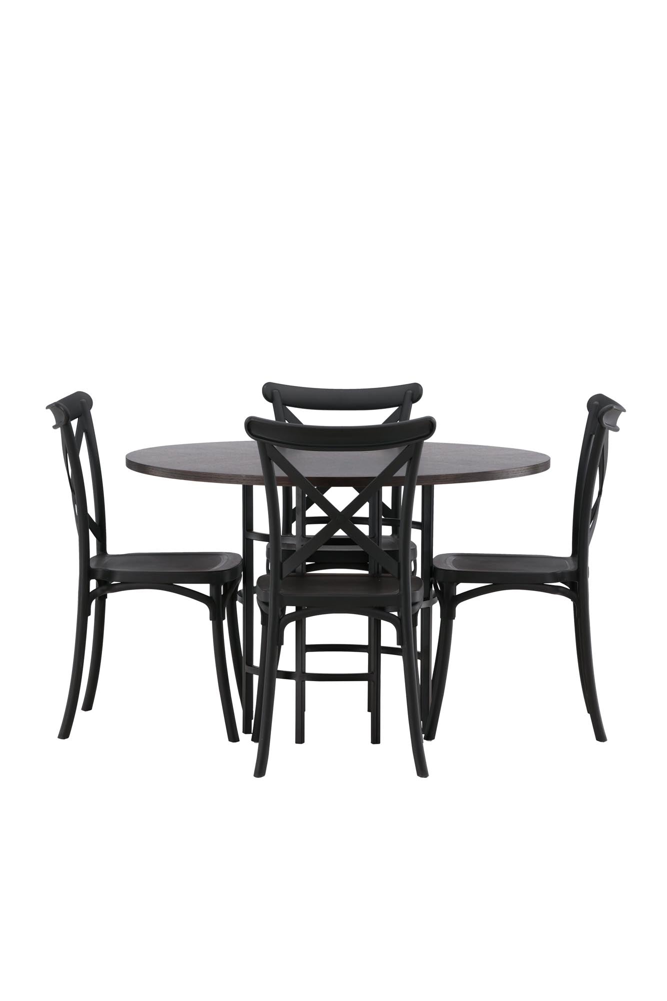 Skandinavisches Esszimmerset für stilvolle und gemütliche Abende.