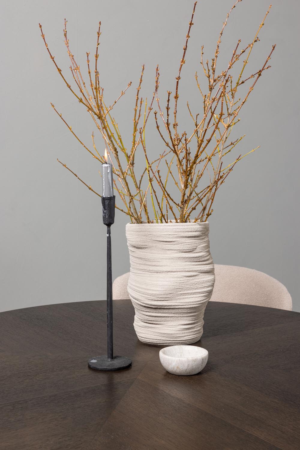 Esszimmerset Copenhagen + Modesto ⌀115cm/4St. in Mocca / Beige / Schwarz präsentiert im Onlineshop von KAQTU Design AG. Esszimmerset ist von Venture Home