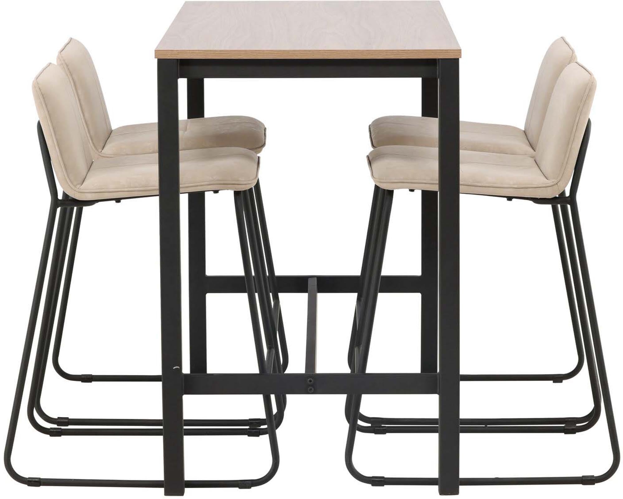 Entdecken Sie das stilvolle Camden Barset + Bisbee 120cm/4St. von Venture Home – die perfekte Lösung für Ihre Küche oder Essbereich. Modernes Design, hochwertige Materialien und einladende Atmosphäre für gesellige Momente.