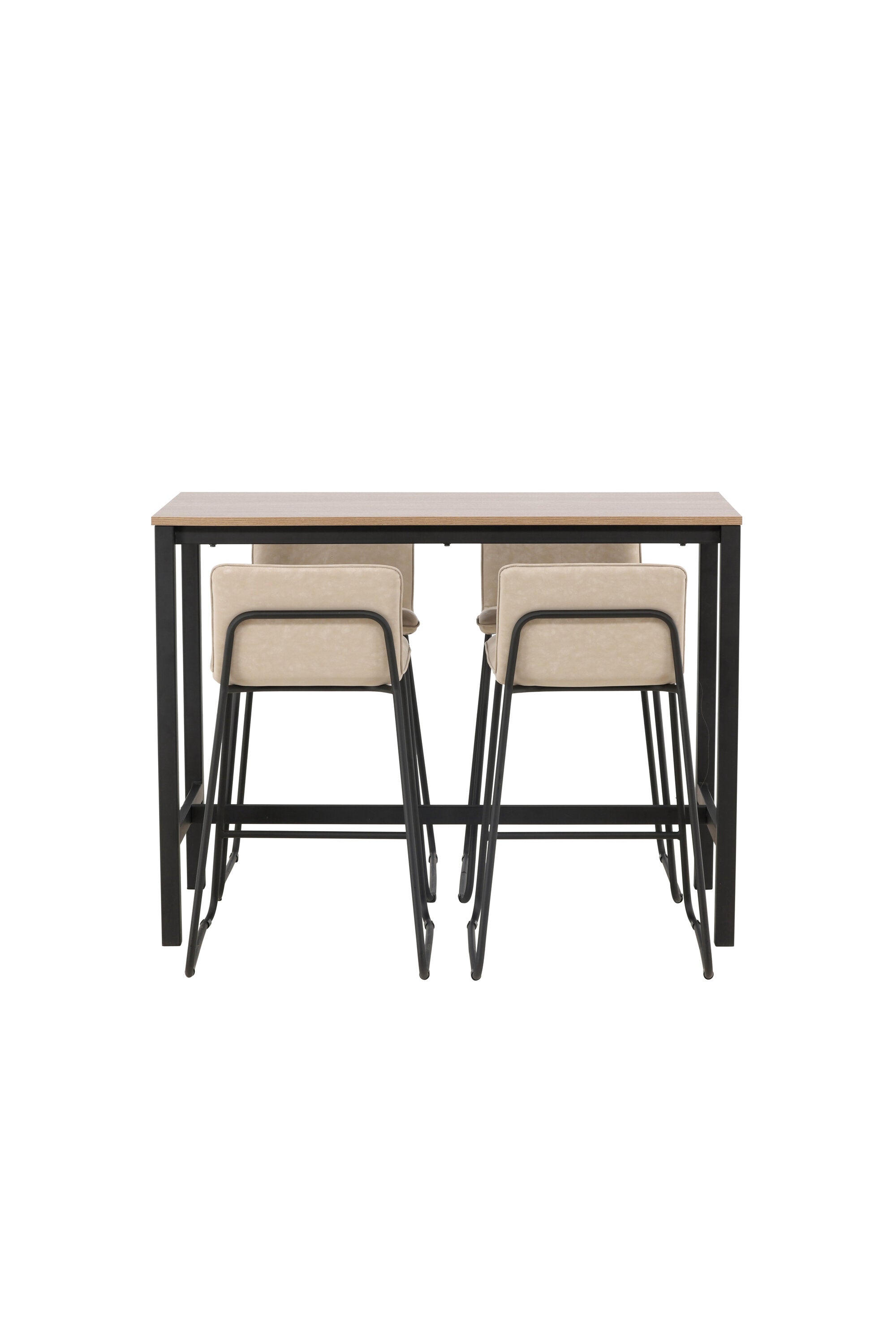 Camden Barset + Bisbee 120cm/4St. in Beige, Schwarz präsentiert im Onlineshop von KAQTU Design AG. Bartischset ist von Venture Home