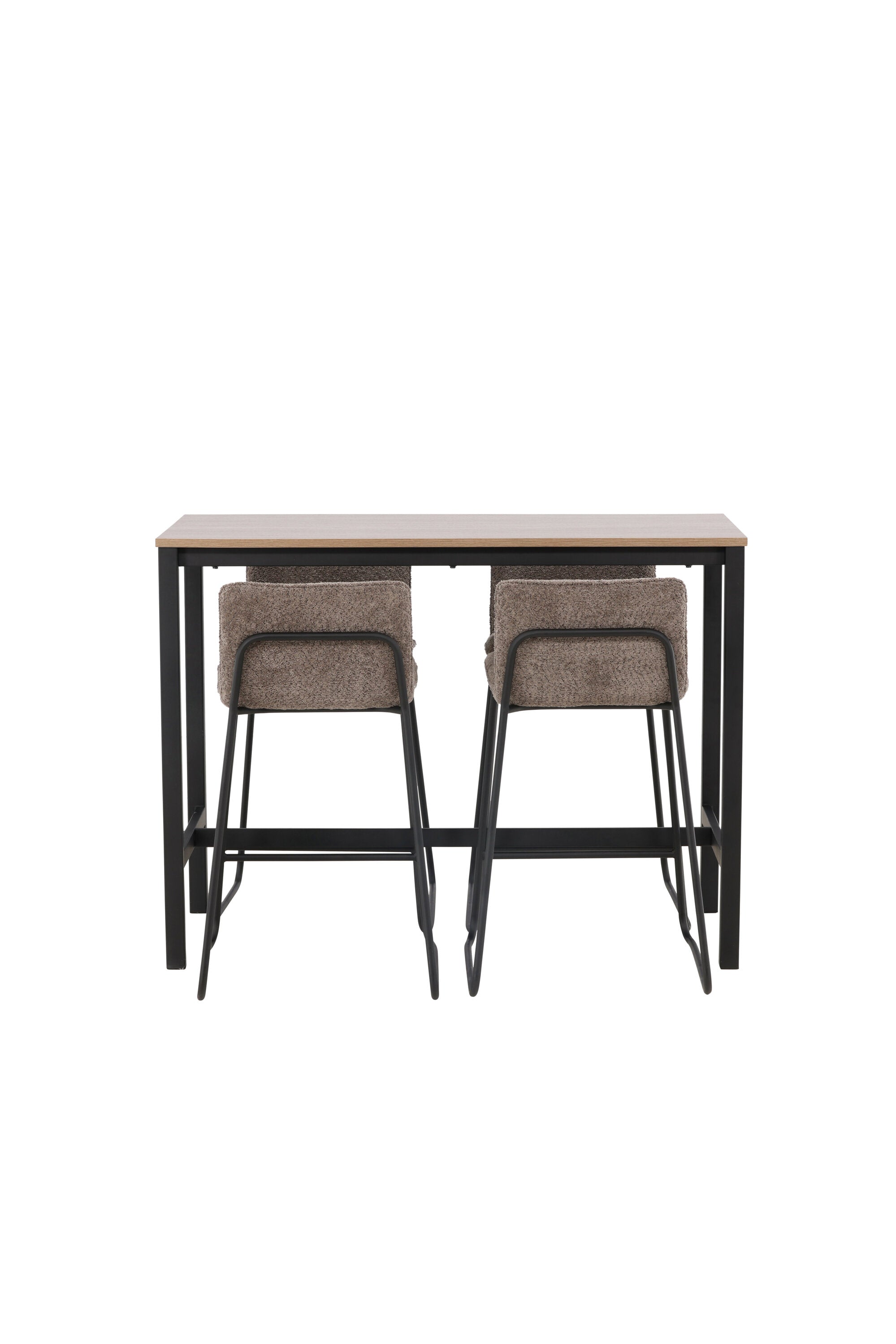 Camden Barset + Bisbee 120cm/4St. in Schwarz, Dunkelgrau präsentiert im Onlineshop von KAQTU Design AG. Bartischset ist von Venture Home