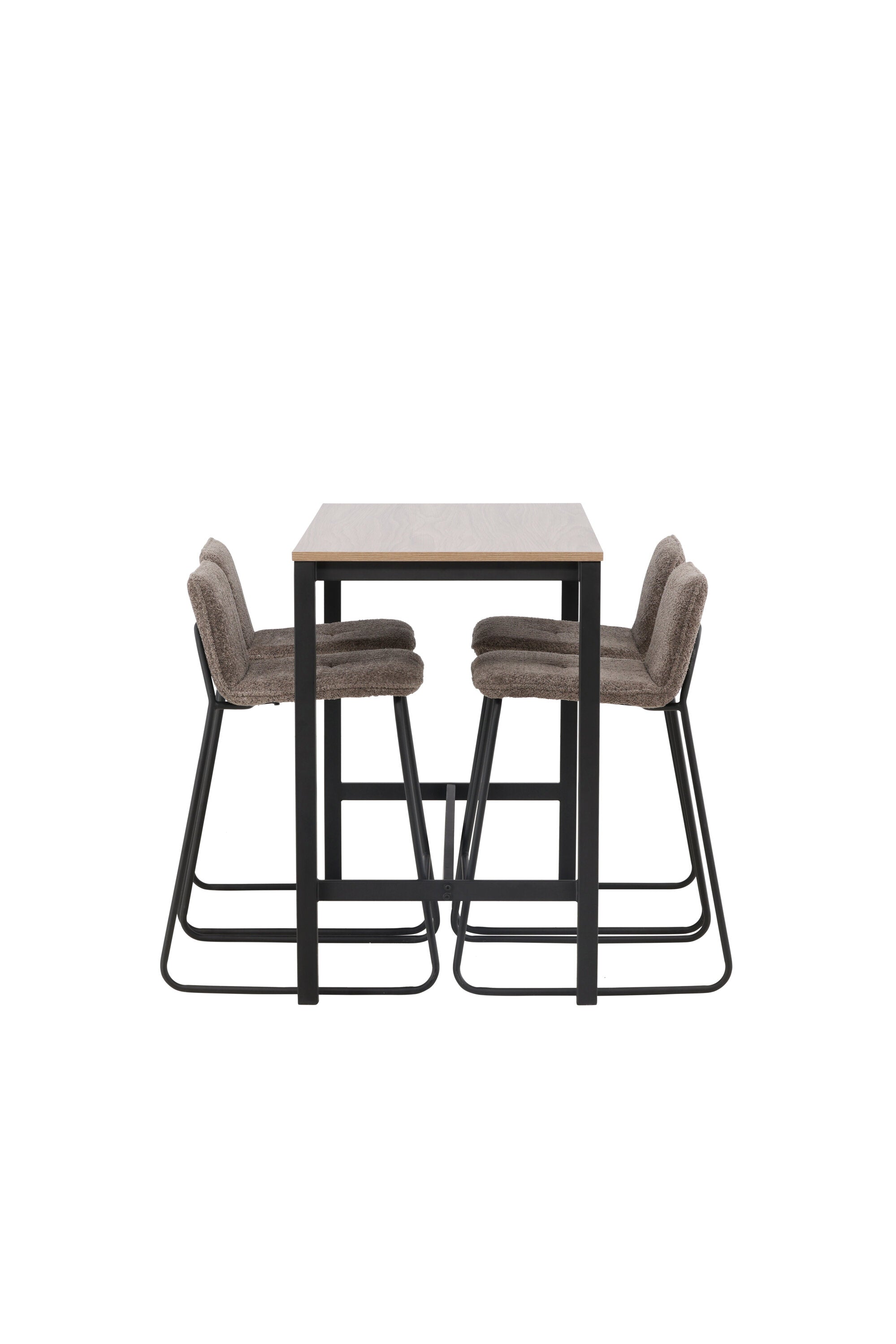 Camden Barset + Bisbee 120cm/4St. in Schwarz, Dunkelgrau präsentiert im Onlineshop von KAQTU Design AG. Bartischset ist von Venture Home