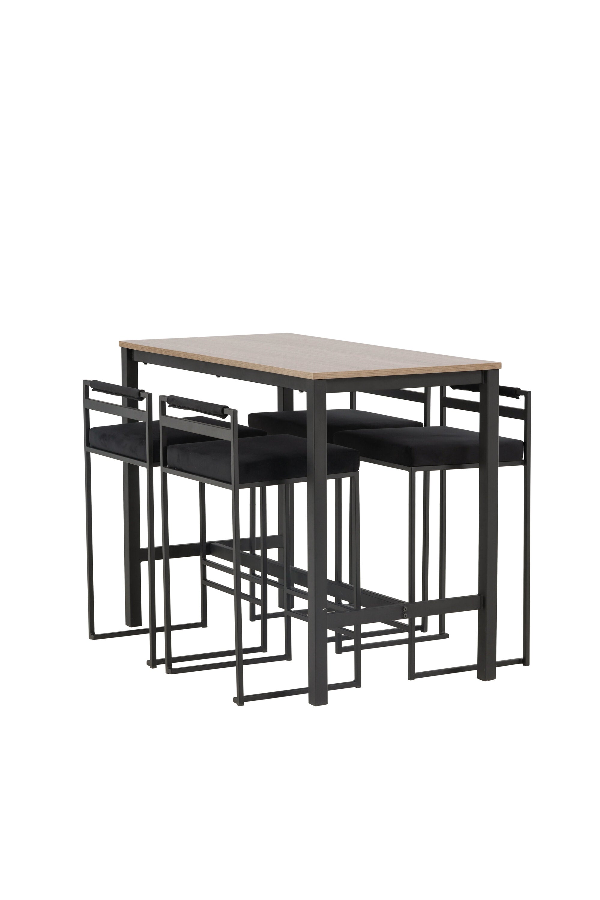 Camden Barset + Opelika 120cm/4St. in Schwarz präsentiert im Onlineshop von KAQTU Design AG. Bartischset ist von Venture Home