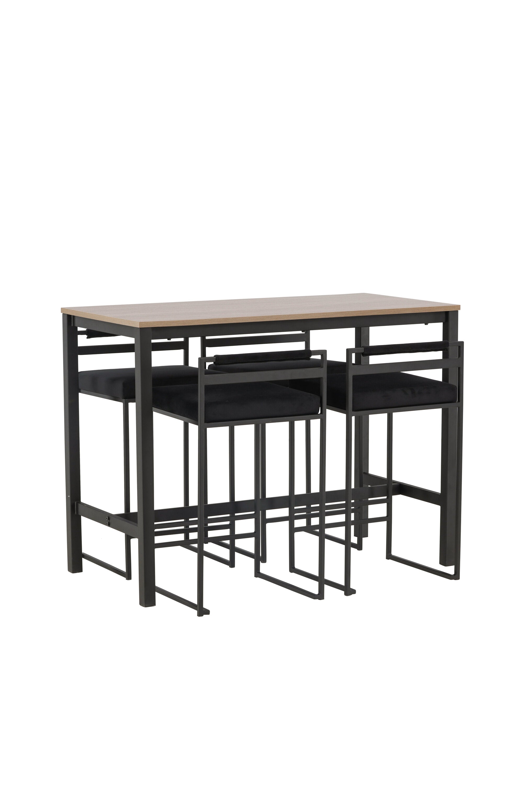 Camden Barset + Opelika 120cm/4St. in Schwarz präsentiert im Onlineshop von KAQTU Design AG. Bartischset ist von Venture Home