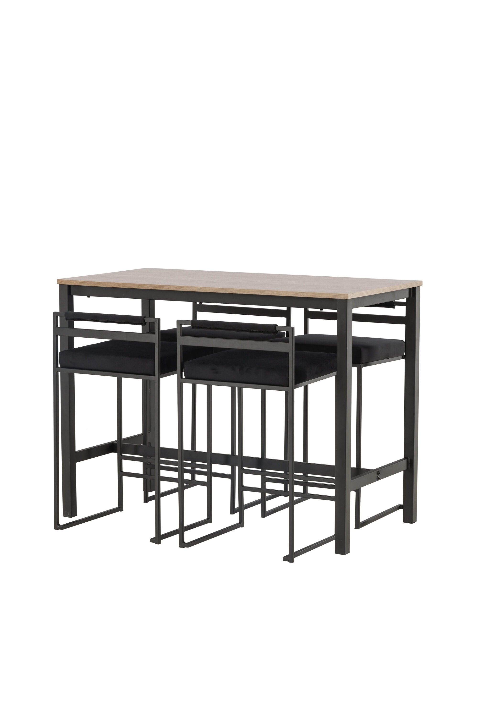 Camden Barset + Opelika 120cm/4St. in Schwarz präsentiert im Onlineshop von KAQTU Design AG. Bartischset ist von Venture Home
