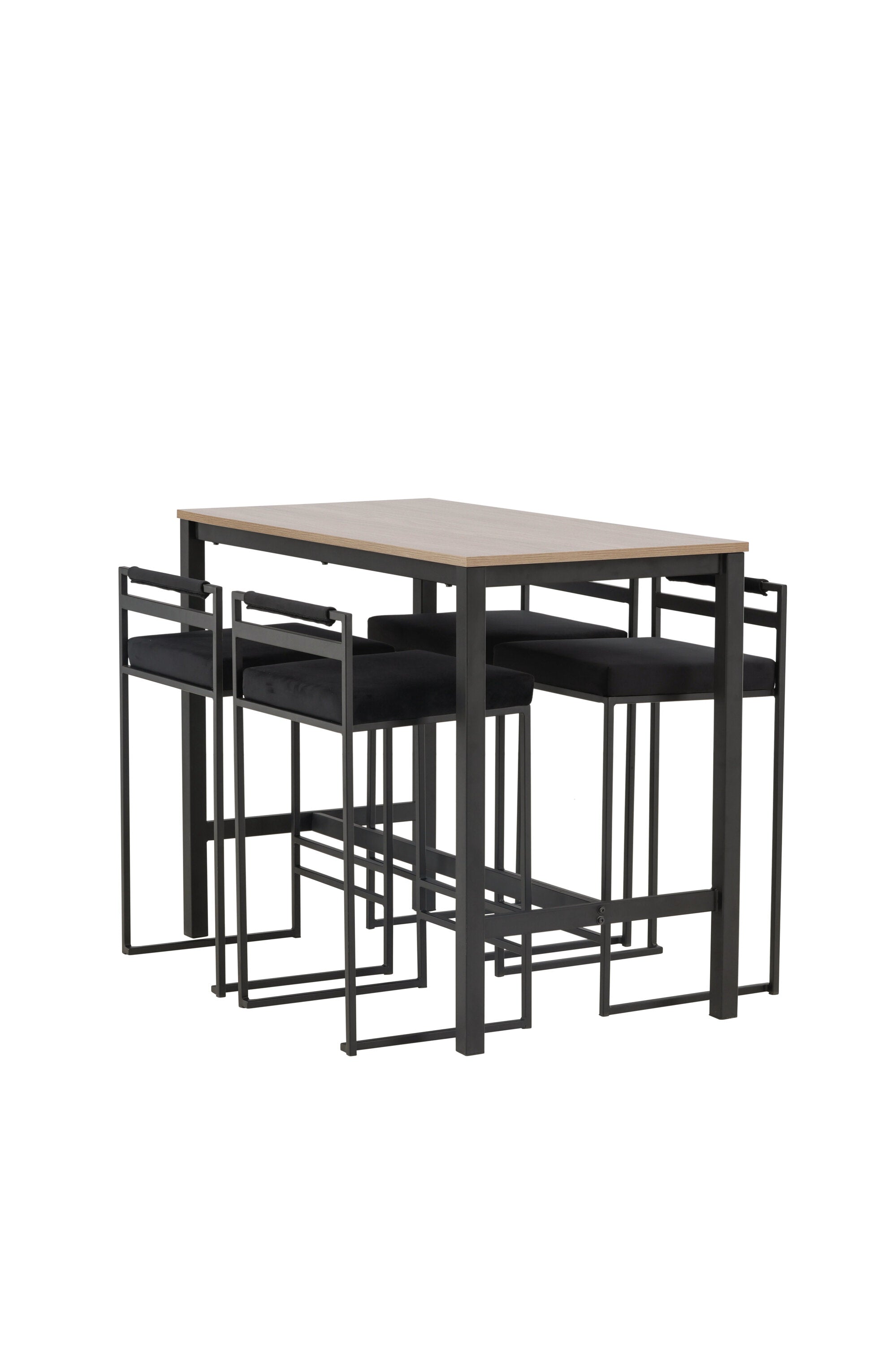Camden Barset + Opelika 120cm/4St. in Schwarz präsentiert im Onlineshop von KAQTU Design AG. Bartischset ist von Venture Home