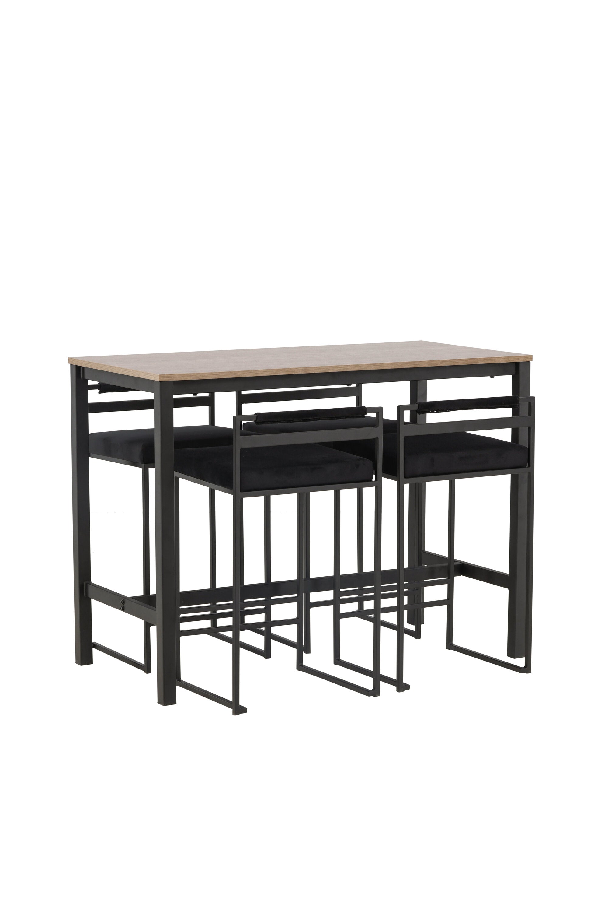 Camden Barset + Opelika 120cm/4St. in Schwarz präsentiert im Onlineshop von KAQTU Design AG. Bartischset ist von Venture Home