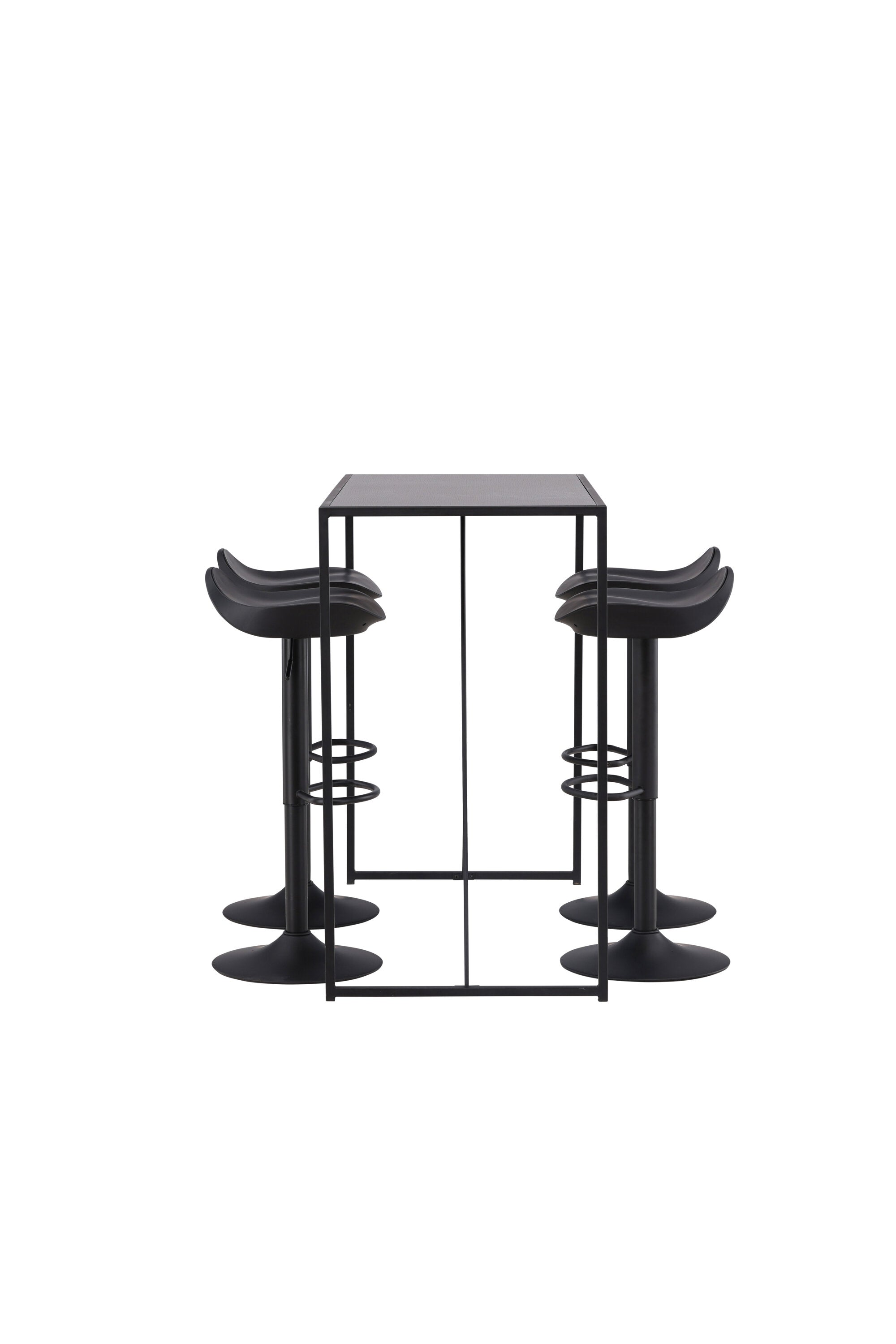 Brea Barset + Adesto 120cm/4St. in Schwarz präsentiert im Onlineshop von KAQTU Design AG. Bartischset ist von Venture Home