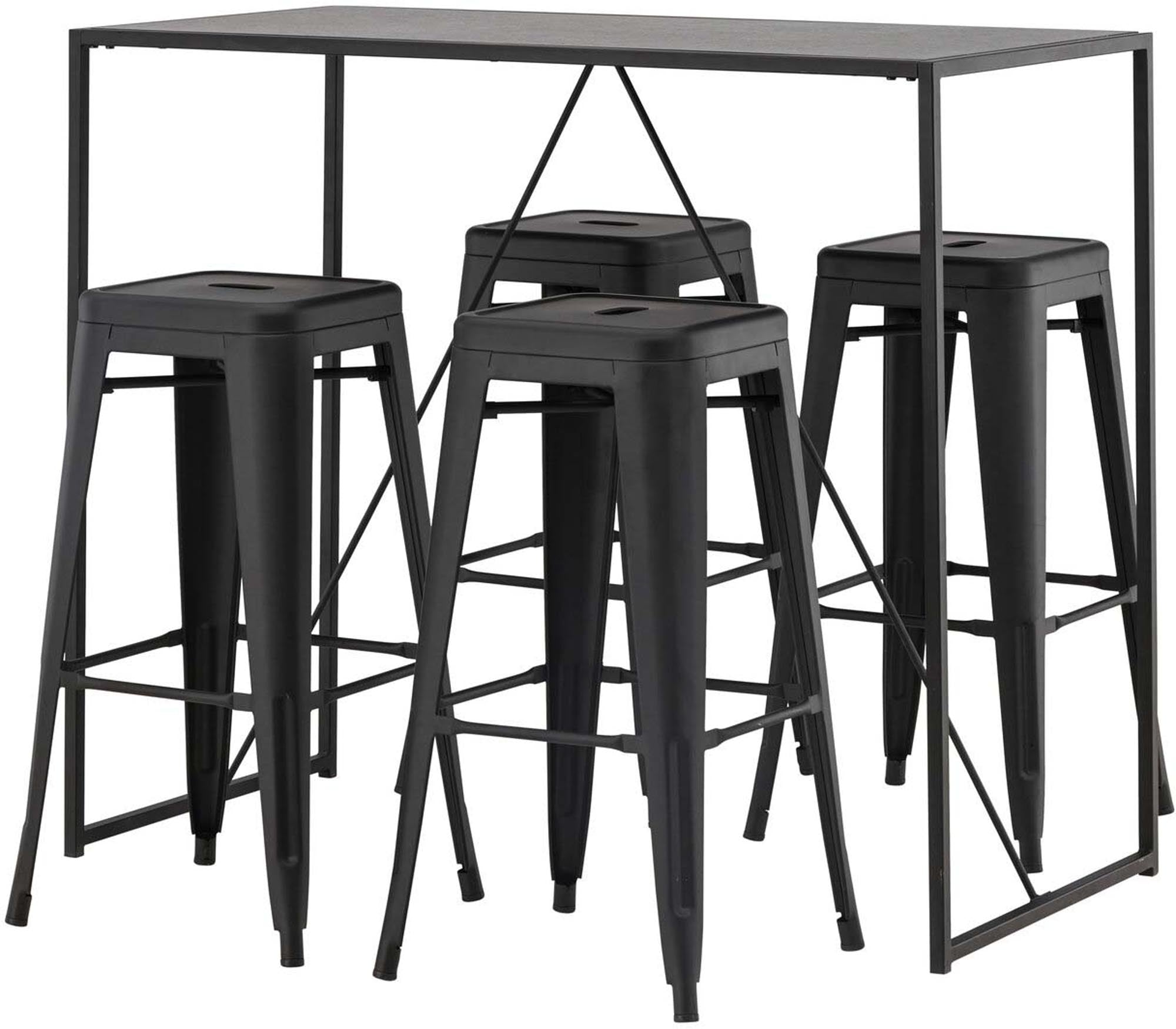 Stilvolles Brea Barset + Tempe: Ideal für gesellige Abende und moderne Küchen. Platz für 4 Personen, elegantes Design trifft Funktionalität.