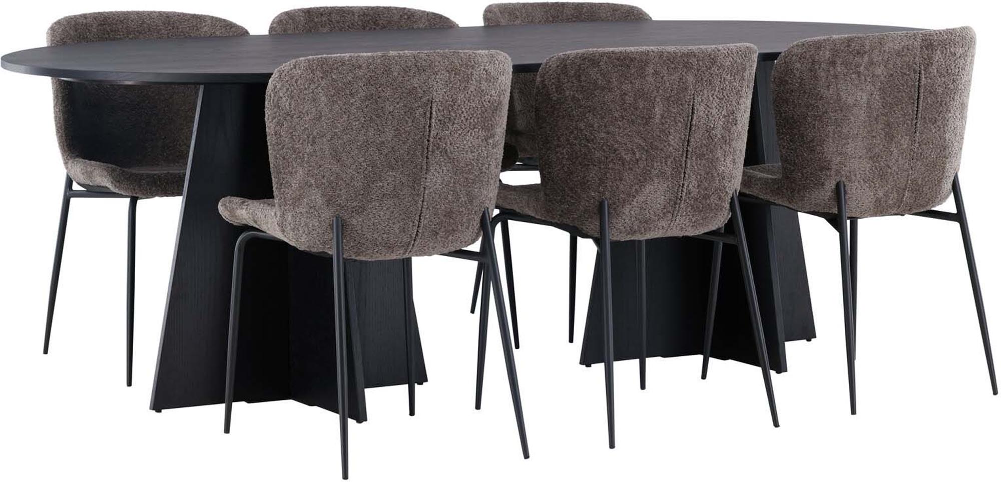 Erleben Sie das Bootcut Esszimmerset + Modesto 230cm von Venture Home – stilvolle Eleganz, hochwertige Materialien und optimalen Komfort für Ihr Esszimmer.