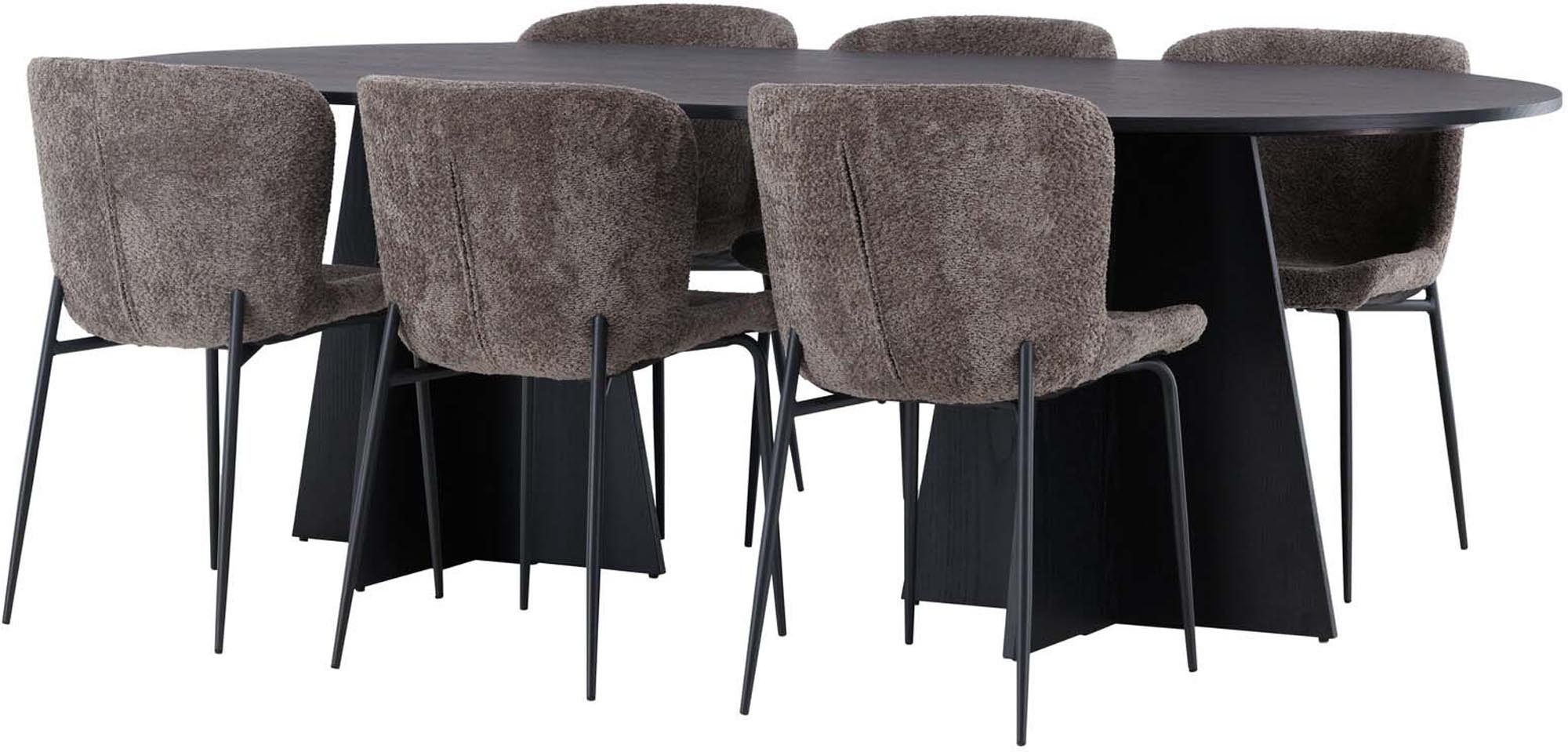 Elegantes Bootcut Esszimmerset 230cm: Perfekt für stilvolle Räume.