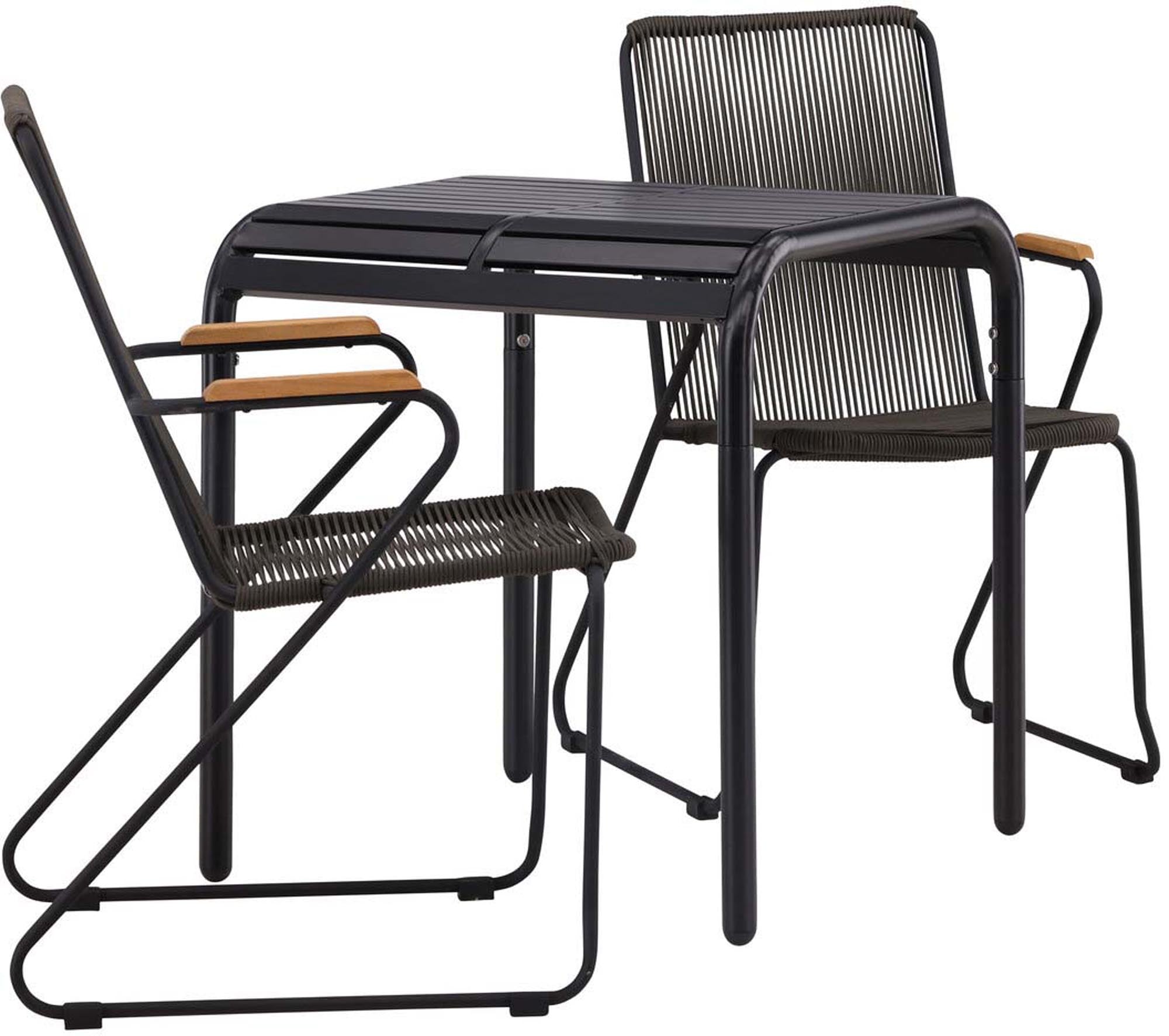 Entdecken Sie das elegante Borneo Outdoor-Tischset 70cm von Venture Home – ideal für stilvolle Momente im Freien mit robustem Design und skandinavischem Flair.