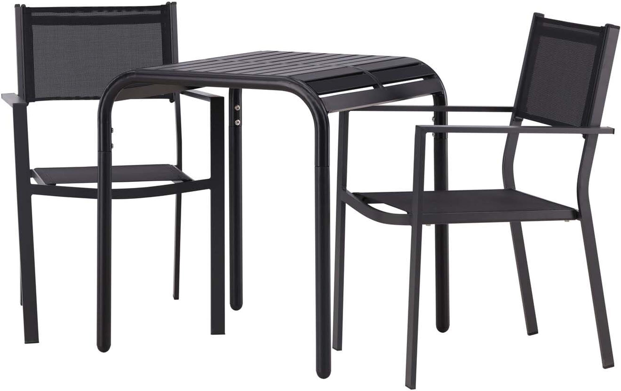 Borneo Outdoor-Tischset + Copacabana: Stilvolles, wetterfestes Set für Balkon und Terrasse. Kompakt, elegant und praktisch für jeden Außenbereich.