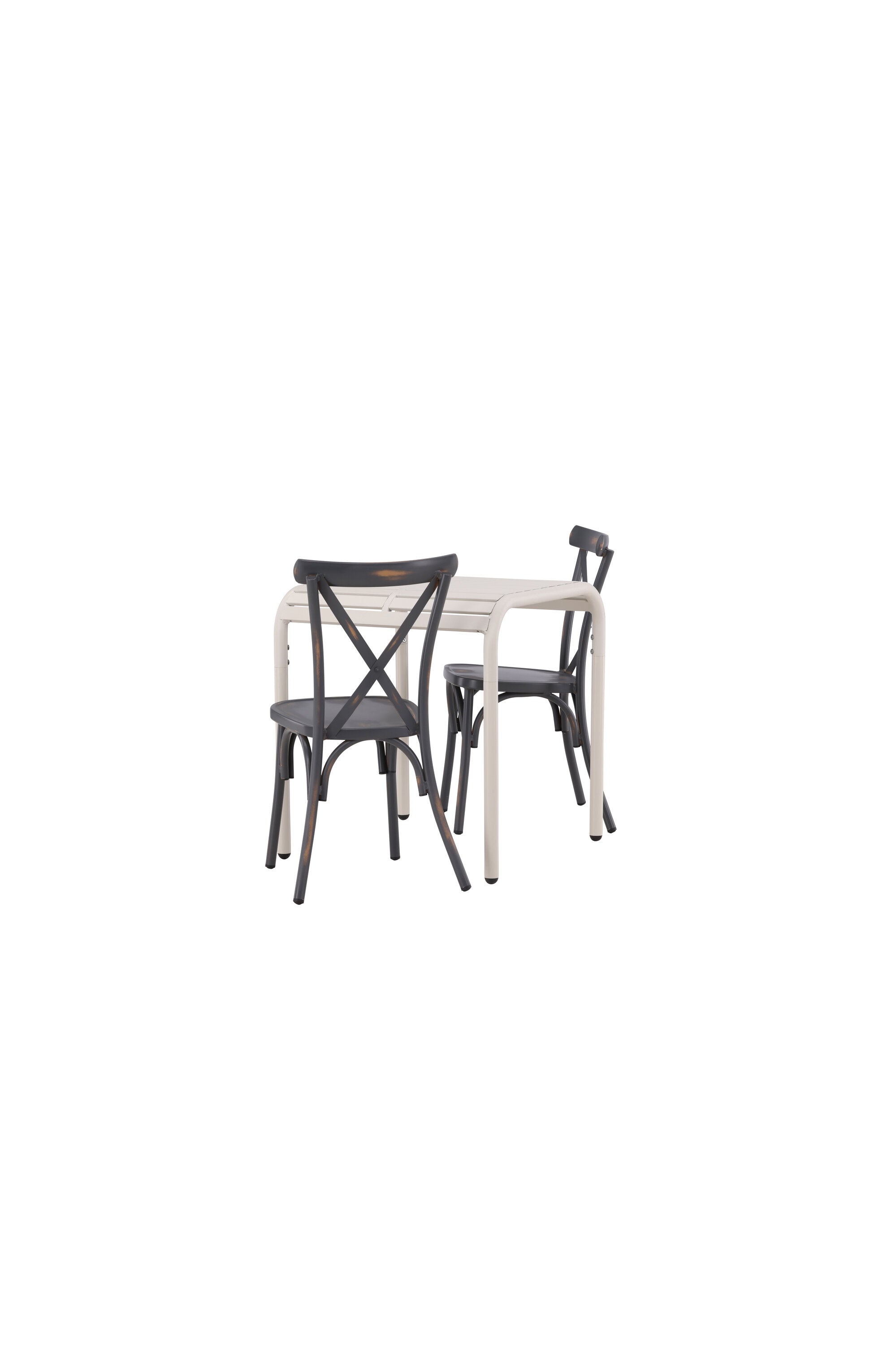 Borneo Outdoor-Tischset + Tablas 70cm/2St. in Beige präsentiert im Onlineshop von KAQTU Design AG. Gartentischset ist von Venture Home
