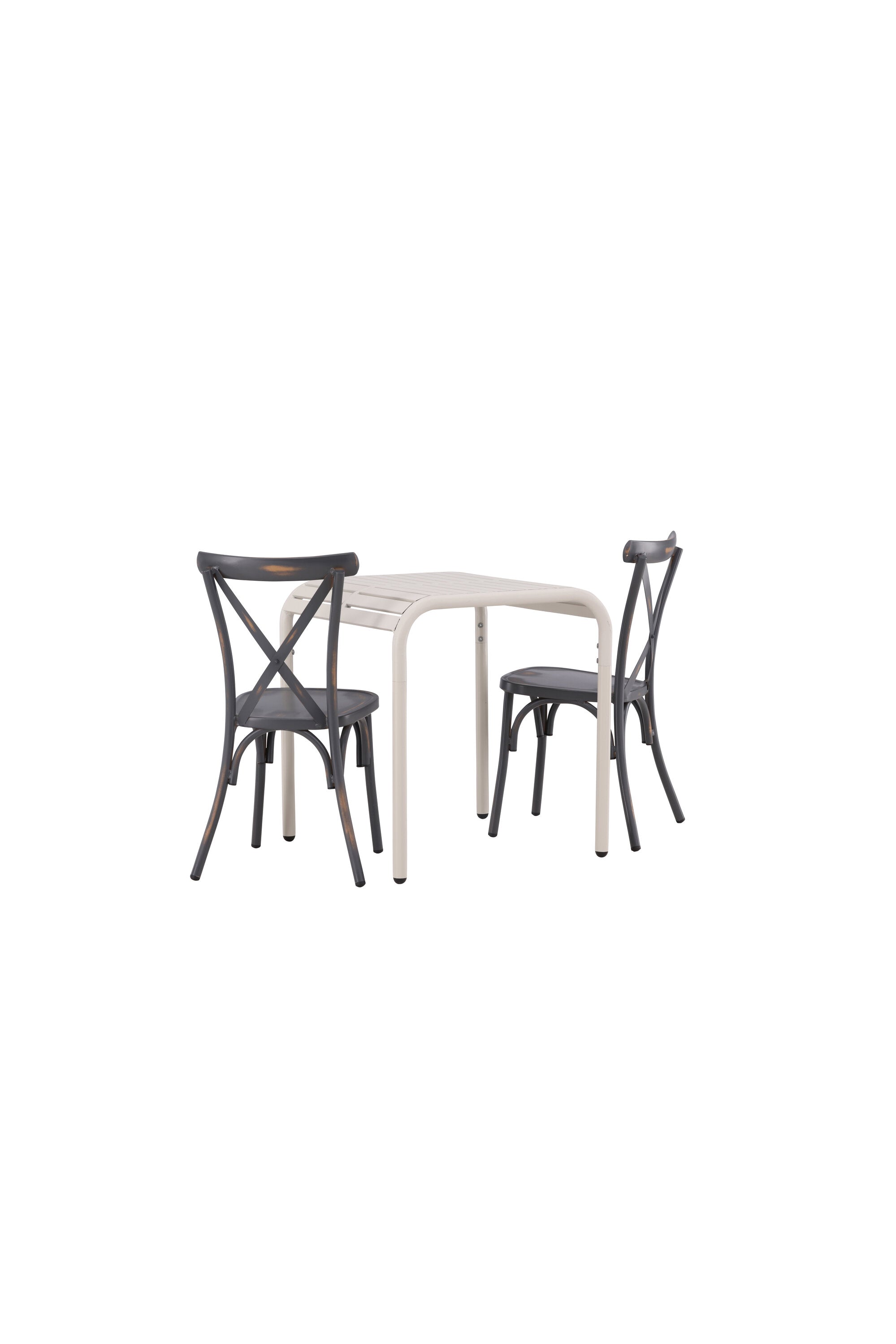 Borneo Outdoor-Tischset + Tablas 70cm/2St. in Beige präsentiert im Onlineshop von KAQTU Design AG. Gartentischset ist von Venture Home