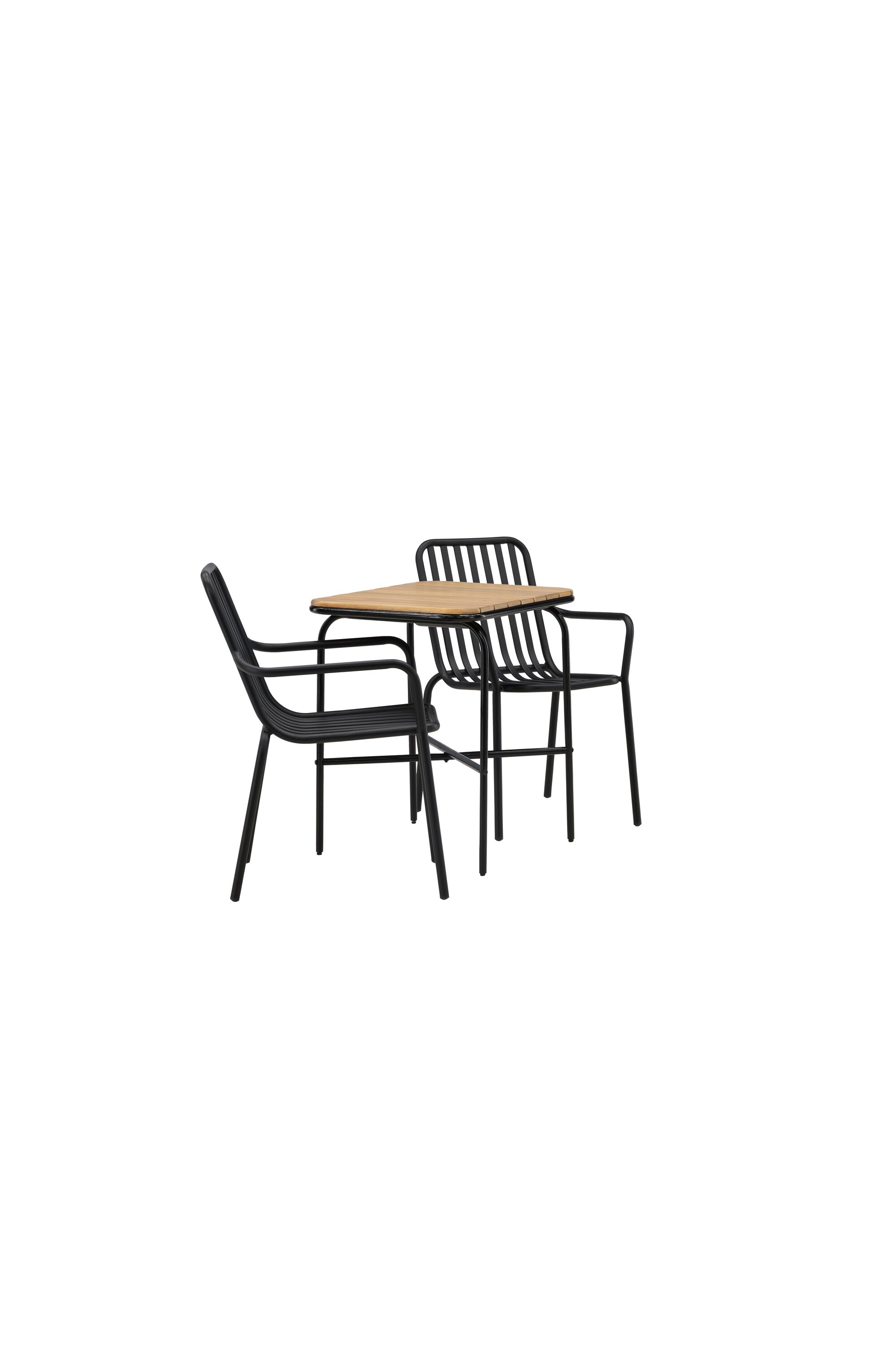 Holmbeck Outdoor-Tischset Peking 70cm/2St. in Schwarz präsentiert im Onlineshop von KAQTU Design AG. Gartentischset ist von Venture Home