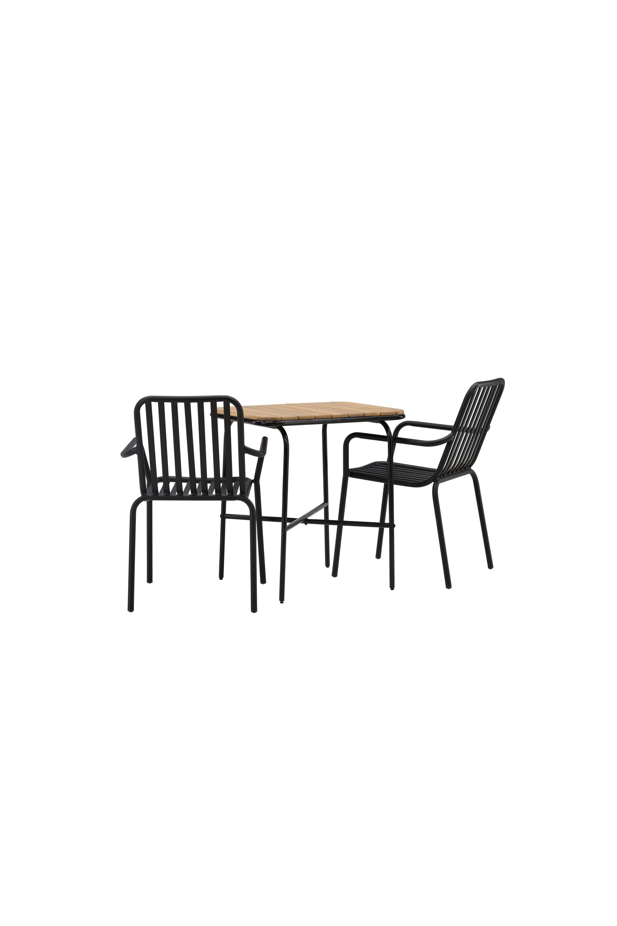 Holmbeck Outdoor-Tischset Peking 70cm/2St. in Schwarz präsentiert im Onlineshop von KAQTU Design AG. Gartentischset ist von Venture Home