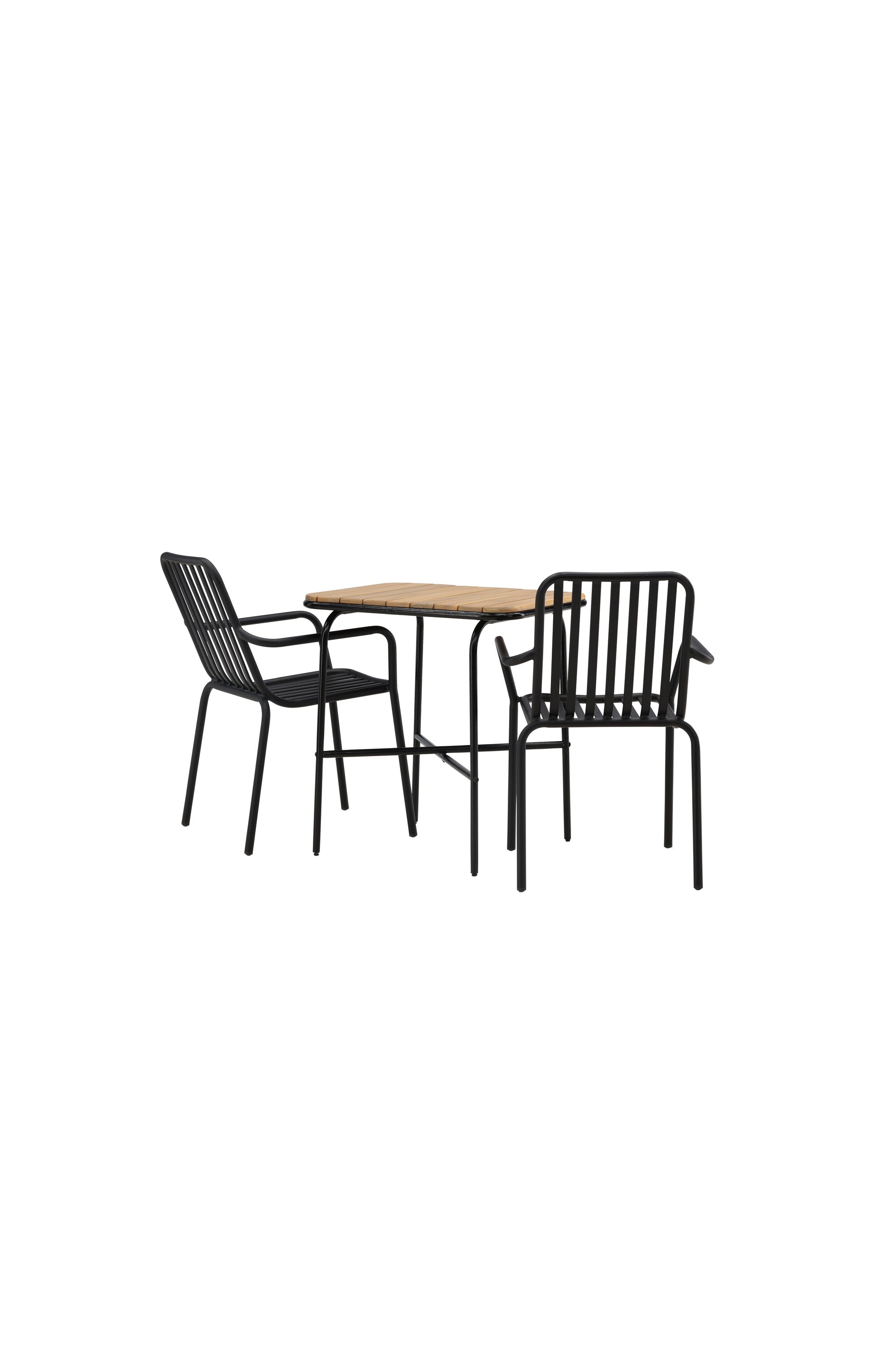 Holmbeck Outdoor-Tischset Peking 70cm/2St. in Schwarz präsentiert im Onlineshop von KAQTU Design AG. Gartentischset ist von Venture Home