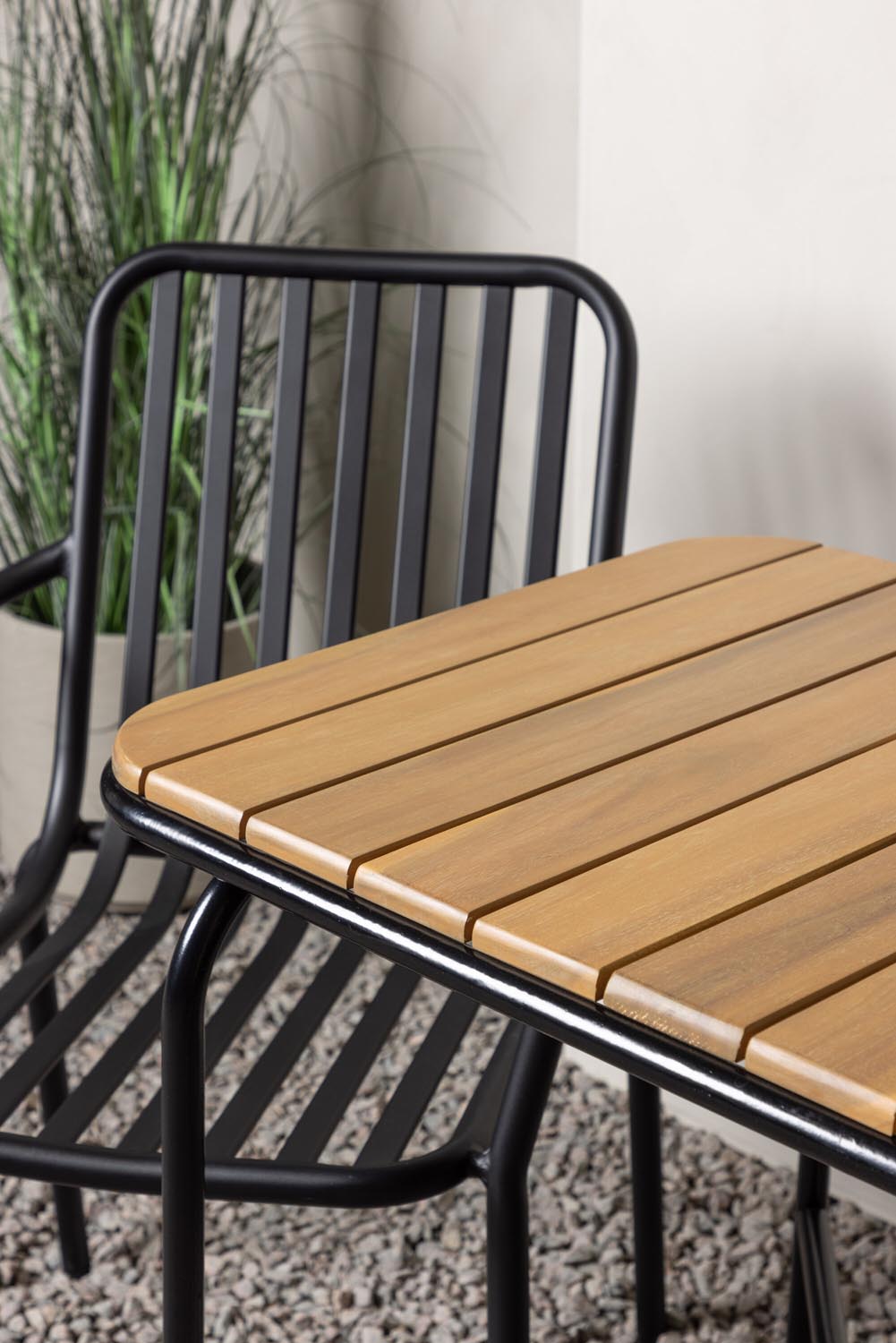 Holmbeck Outdoor-Tischset Peking 70cm/2St. in Schwarz präsentiert im Onlineshop von KAQTU Design AG. Gartentischset ist von Venture Home