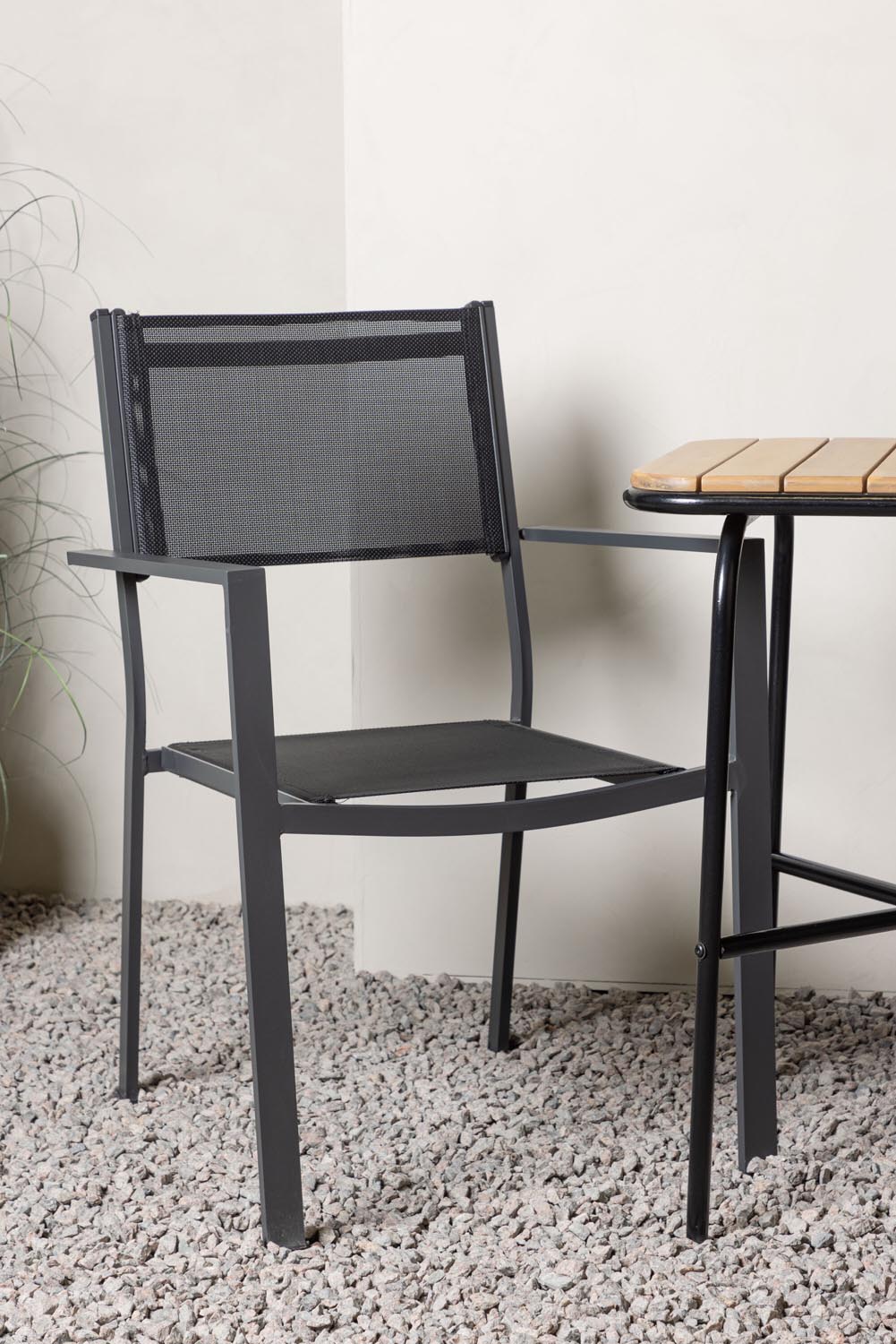 Holmbeck Outdoor-Tischset Copacabana 70cm/2St. in Schwarz präsentiert im Onlineshop von KAQTU Design AG. Gartentischset ist von Venture Home