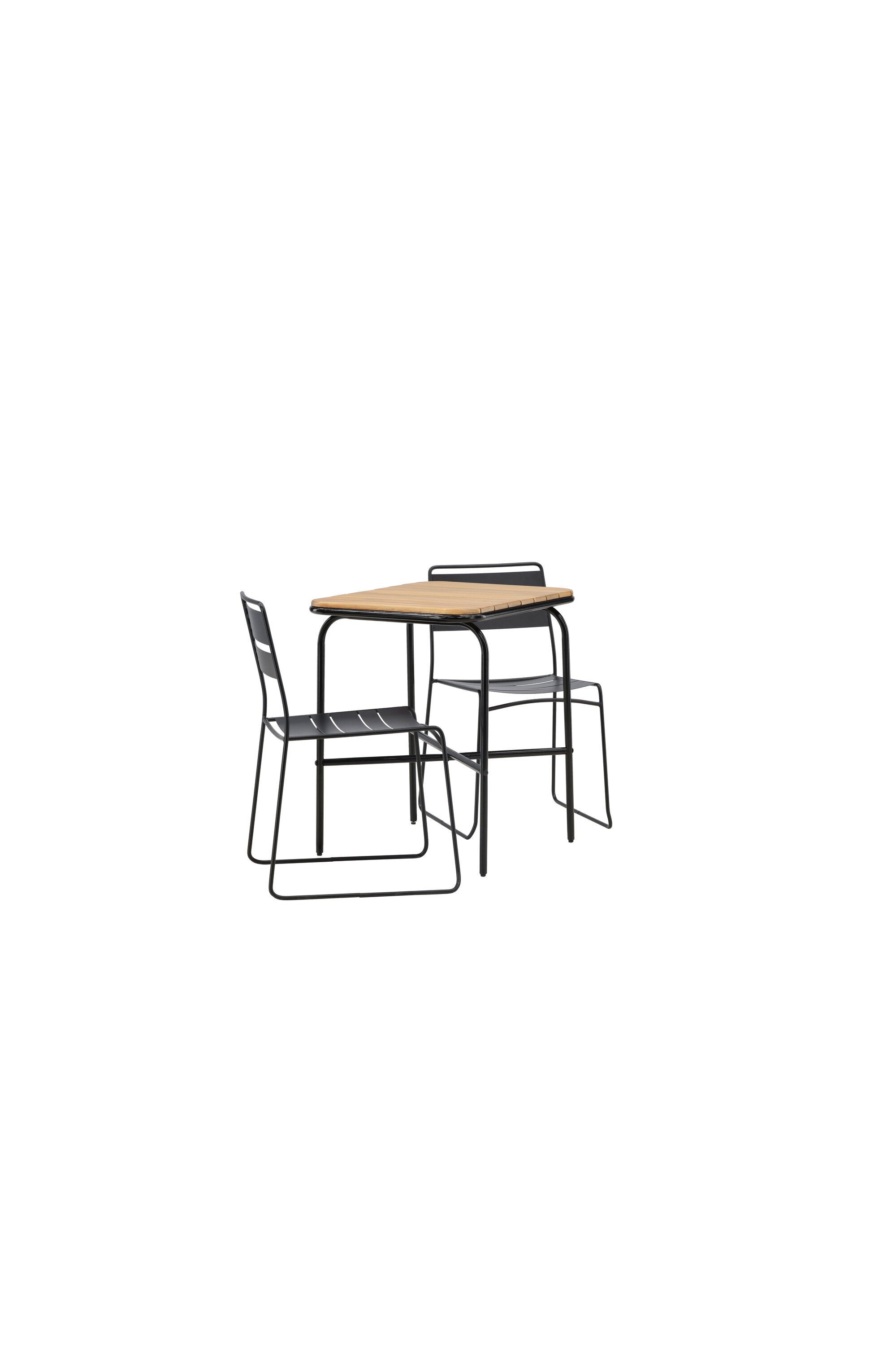 Holmbeck Outdoor-Tischset Lina 70cm/2St. in Schwarz präsentiert im Onlineshop von KAQTU Design AG. Gartentischset ist von Venture Home