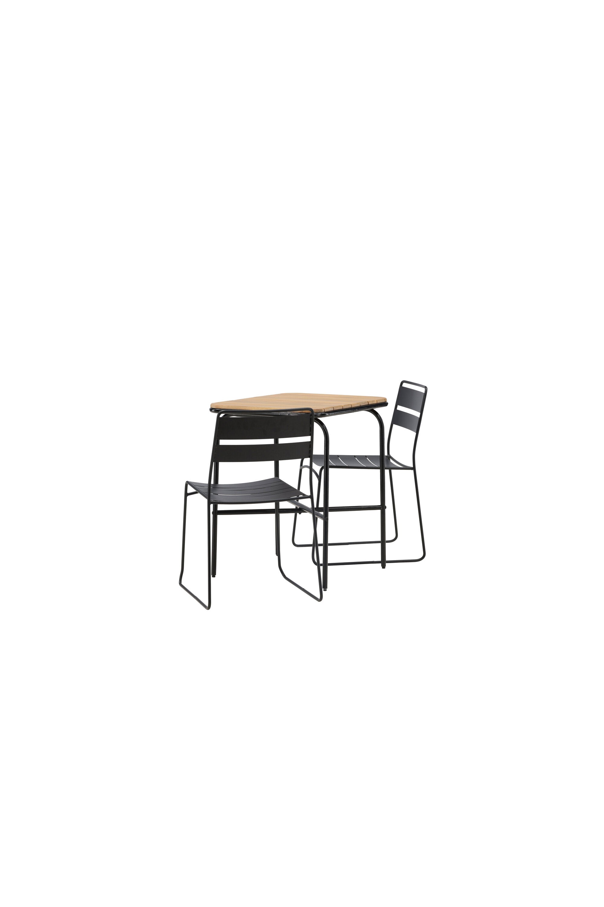 Holmbeck Outdoor-Tischset Lina 70cm/2St. in Schwarz präsentiert im Onlineshop von KAQTU Design AG. Gartentischset ist von Venture Home