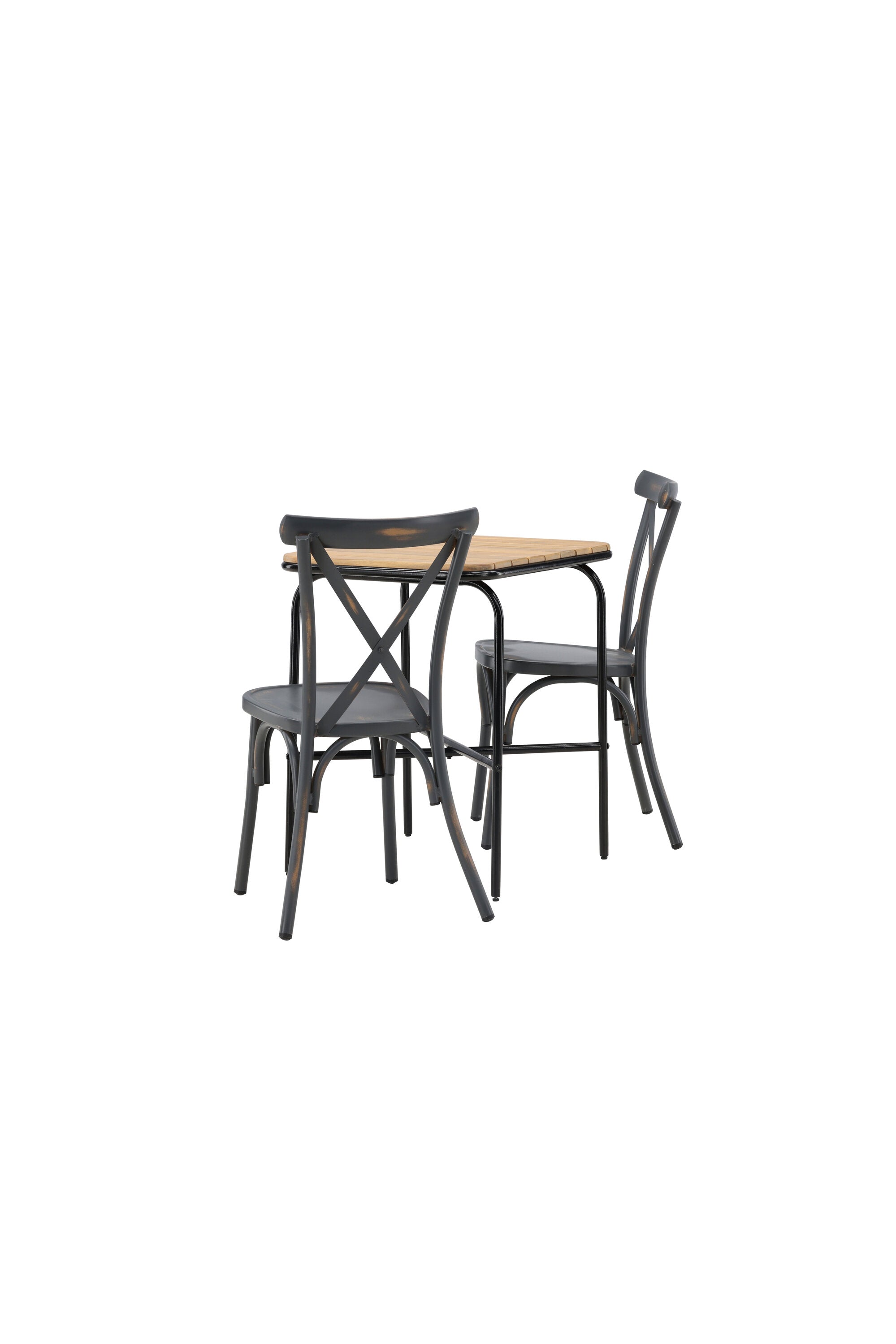 Holmbeck Outdoor-Tischset Peking 70cm/2St. in Dunkelgrau präsentiert im Onlineshop von KAQTU Design AG. Gartentischset ist von Venture Home