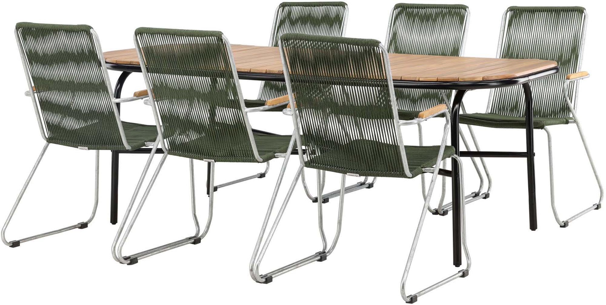 Robustes Tischset Bois 200cm: Perfekt für stilvolle Gartenfeste.