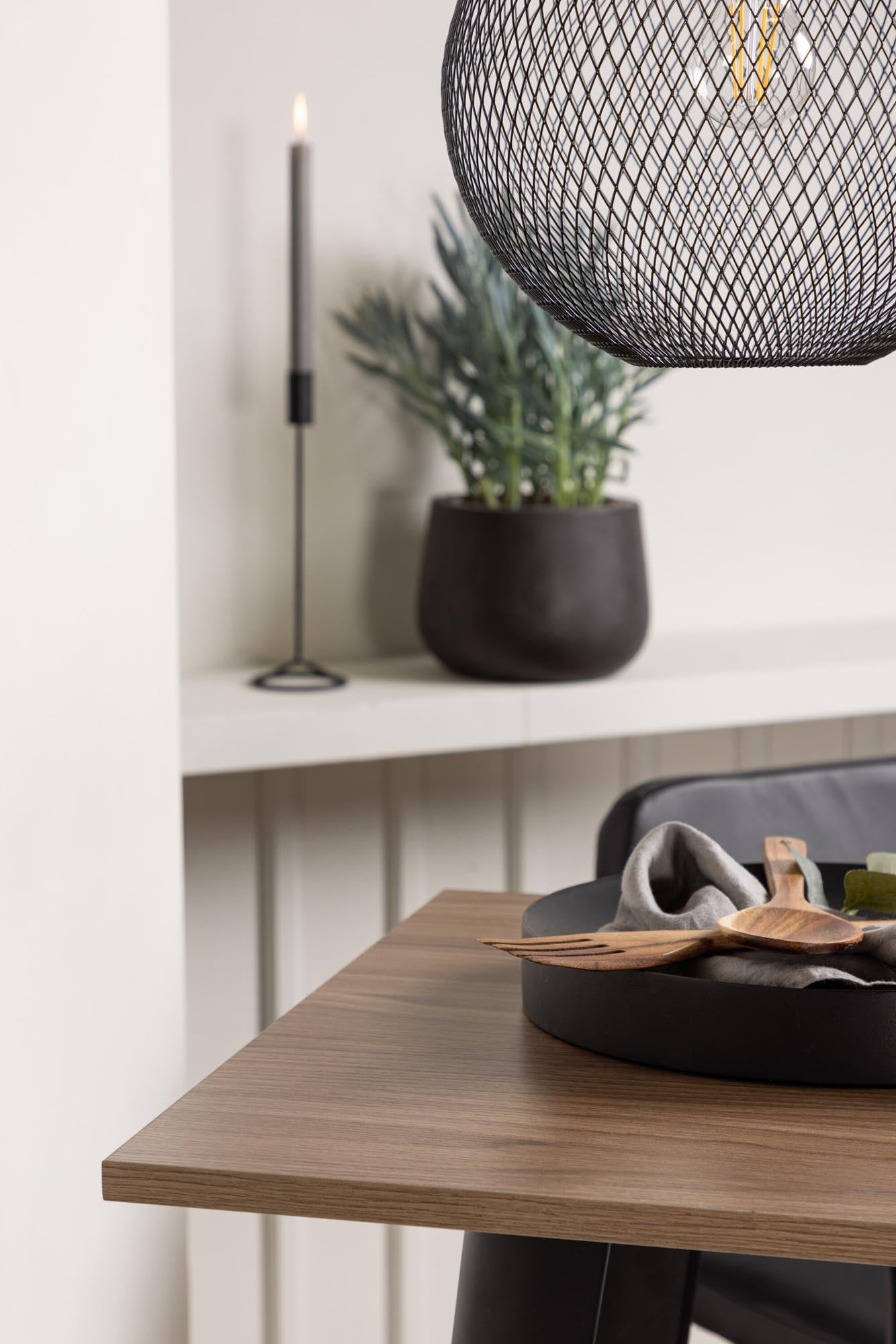 Barset Tempe + Tvist 60cm/2St. in Schwarz präsentiert im Onlineshop von KAQTU Design AG. Bartischset ist von Venture Home