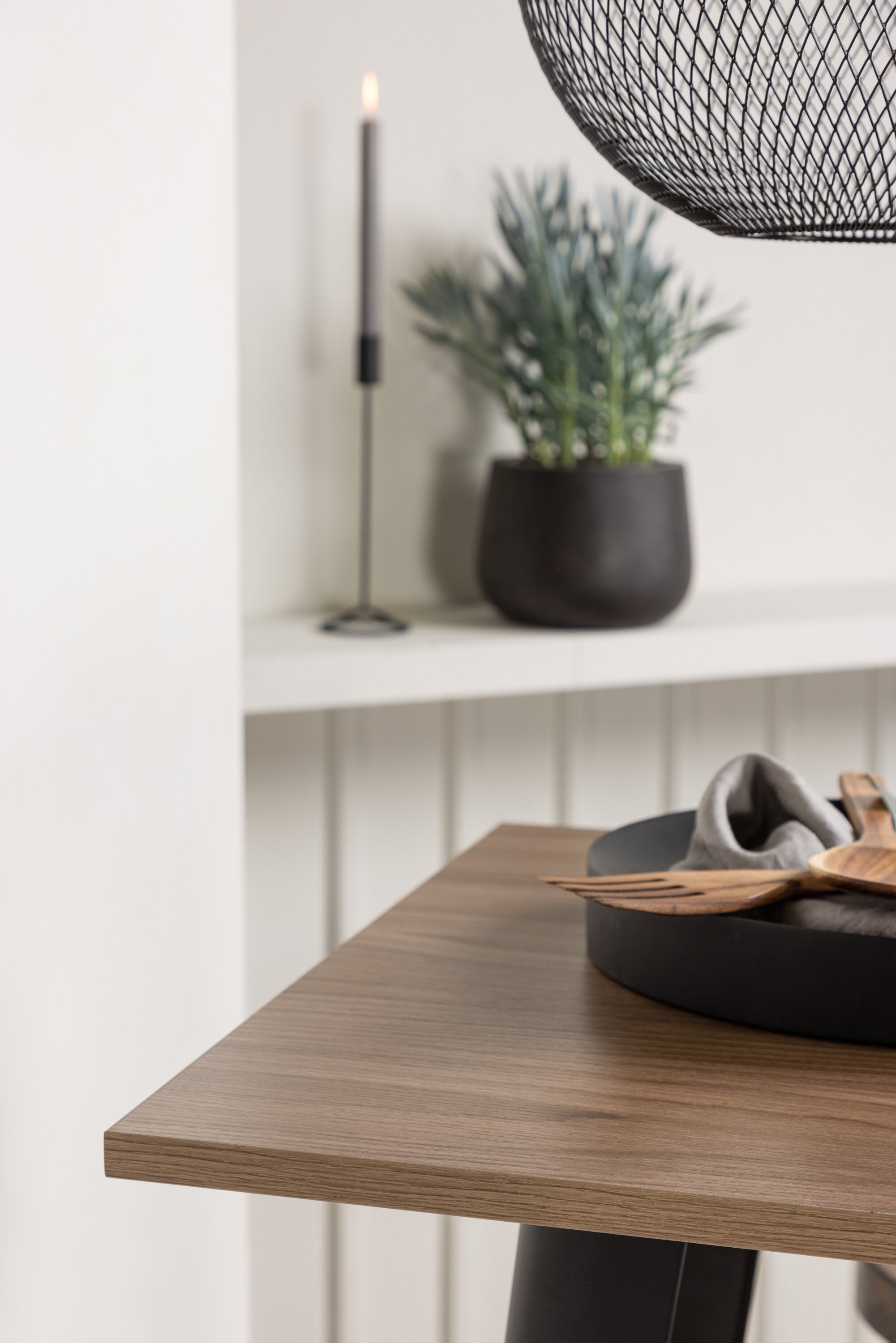 Barset Tempe + Ozark 60cm/2St. in Schwarz präsentiert im Onlineshop von KAQTU Design AG. Bartischset ist von Venture Home