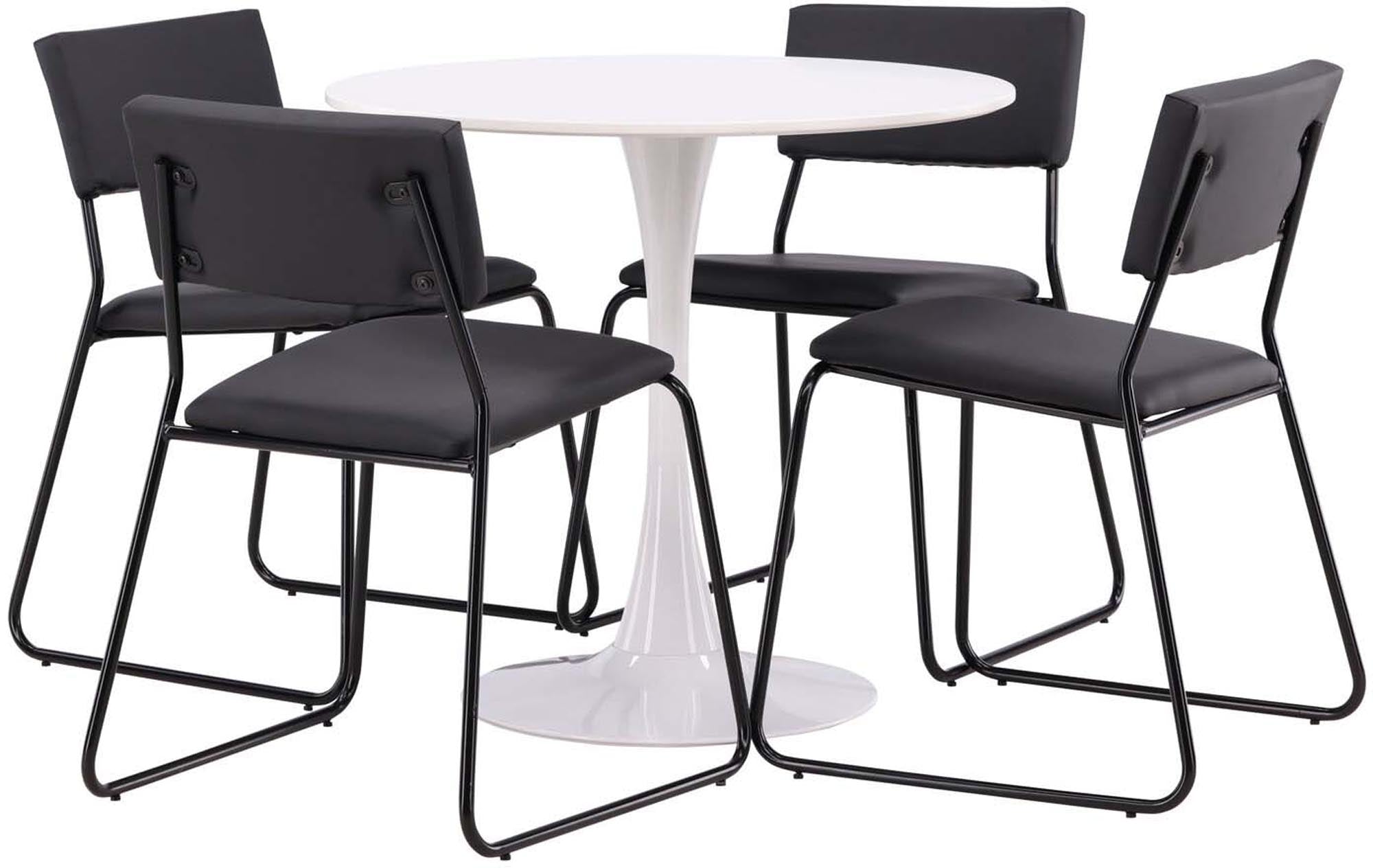 Stilvolles Hamden Esszimmerset für 4, ideal für kleine Räume.