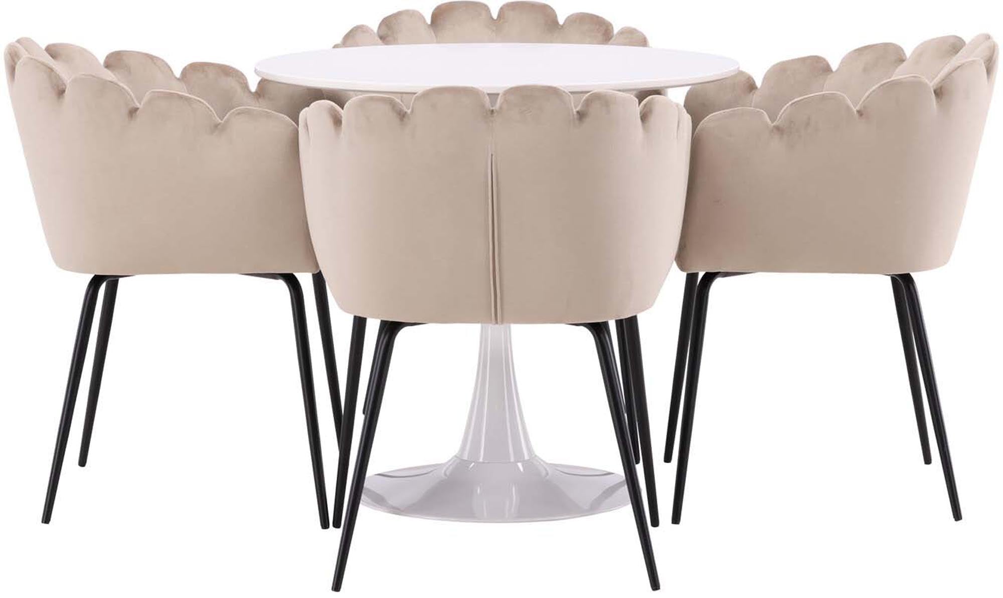 Stilvolles Hamden Esszimmerset mit Limhamn Tisch von Venture Home.