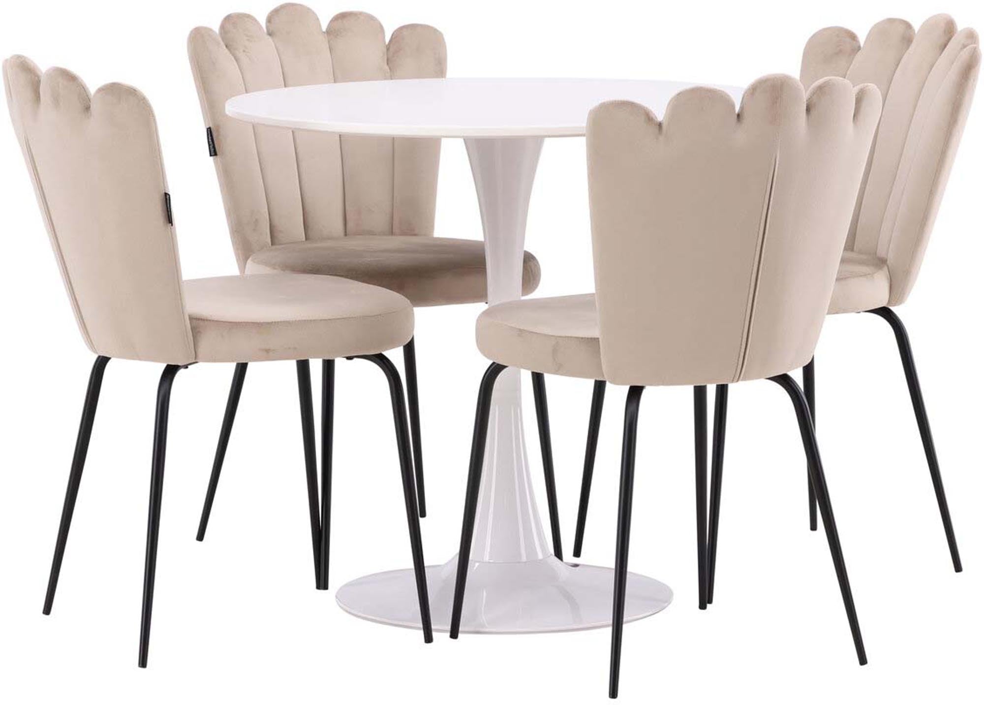 Modernes Hamden Set mit Limhamn Light, perfekt für stilvolle Esszimmer.