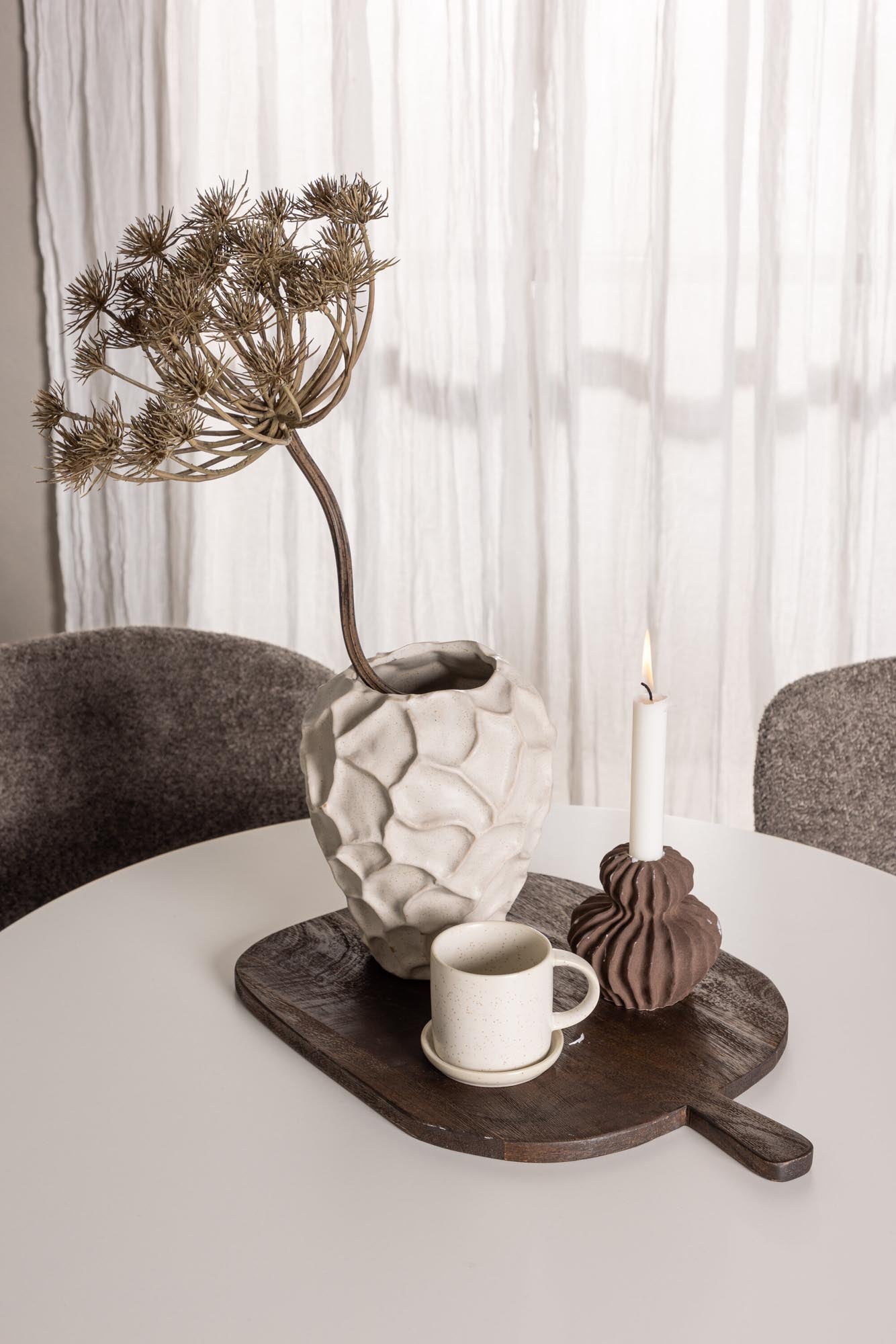 Stilvolles Hamden Esszimmerset mit rundem Modesto Tisch (80 cm) und 4 eleganten Stühlen. Perfekt für gemütliche Mahlzeiten und modernes Wohnen.