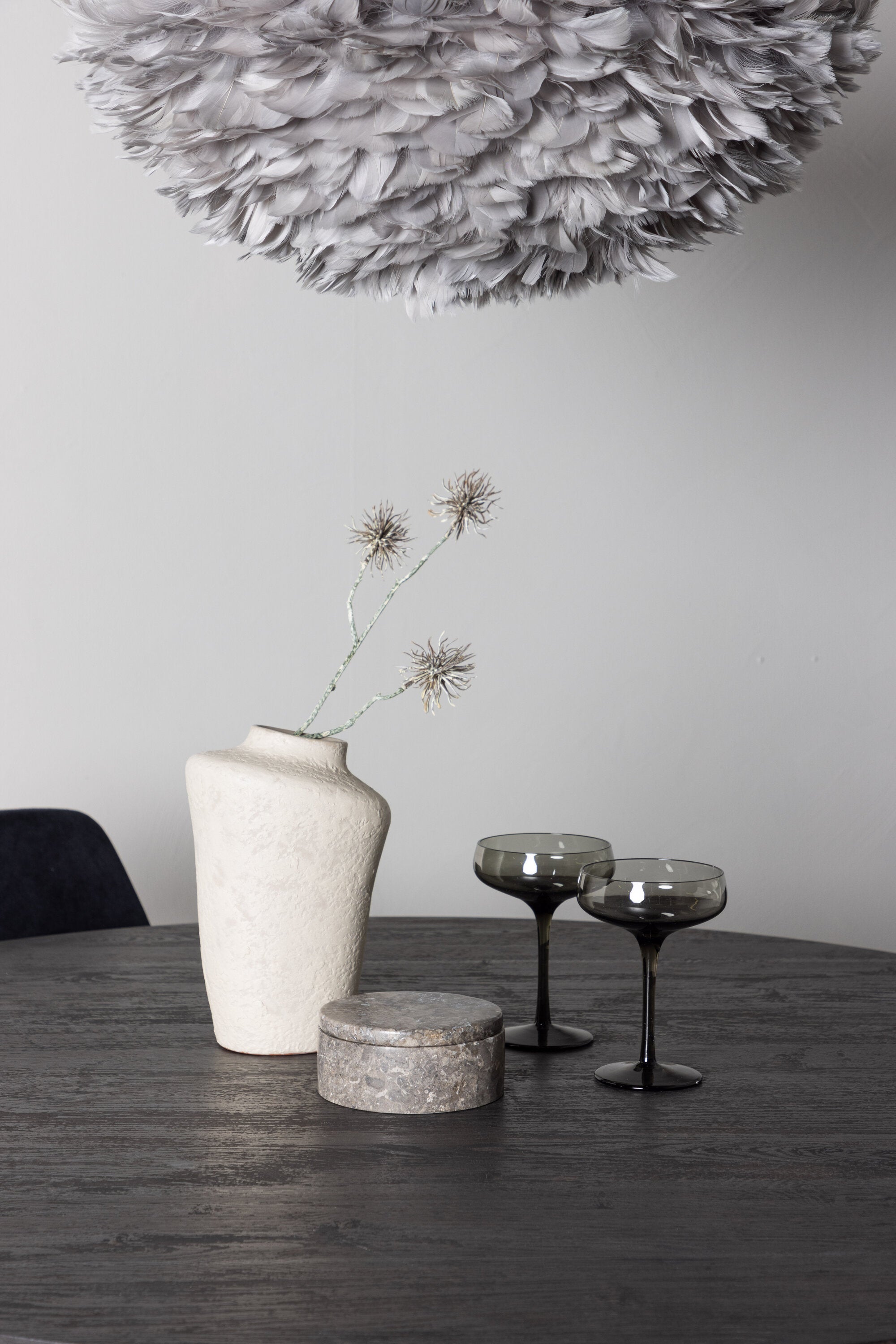 Lanzo Esszimmerset + Night ⌀120cm/4St. in Schwarz präsentiert im Onlineshop von KAQTU Design AG. Esszimmerset ist von Venture Home