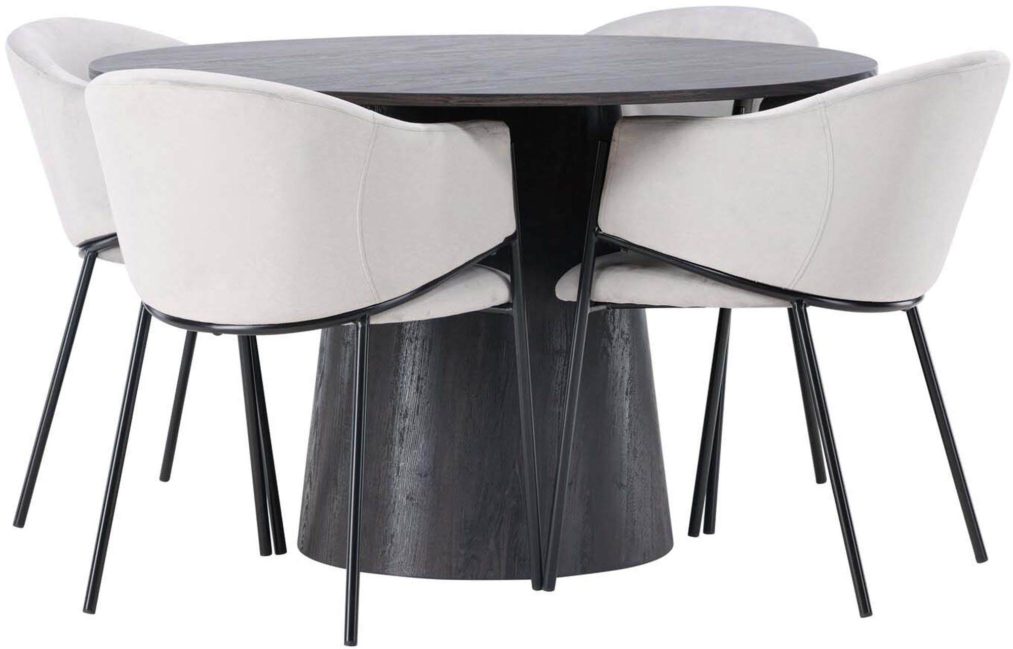 Modernes Esszimmerset Lanzo + Evelina für zeitlose Eleganz.