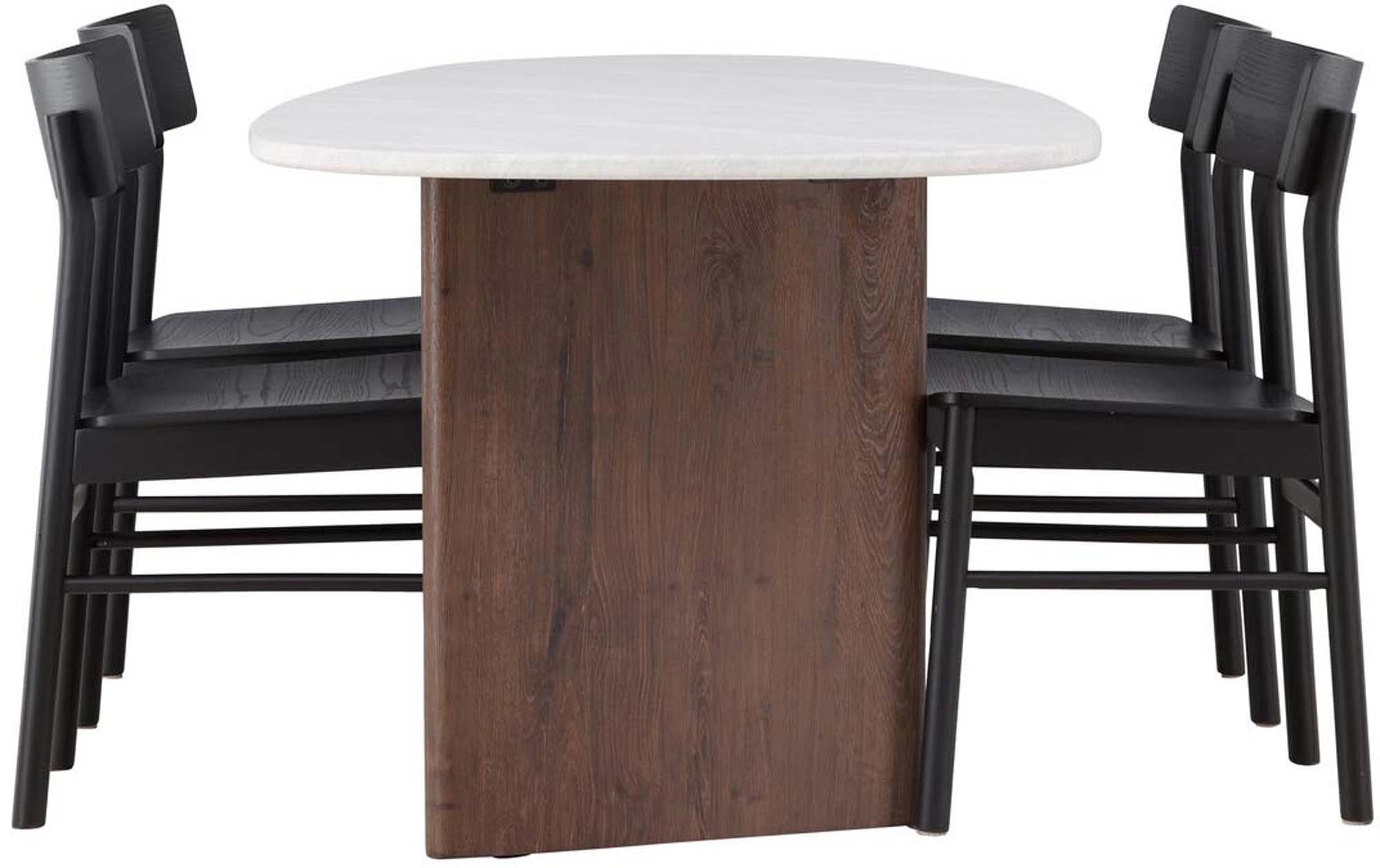 Grönvik Esszimmerset: Modernes Design trifft auf skandinavische Eleganz.