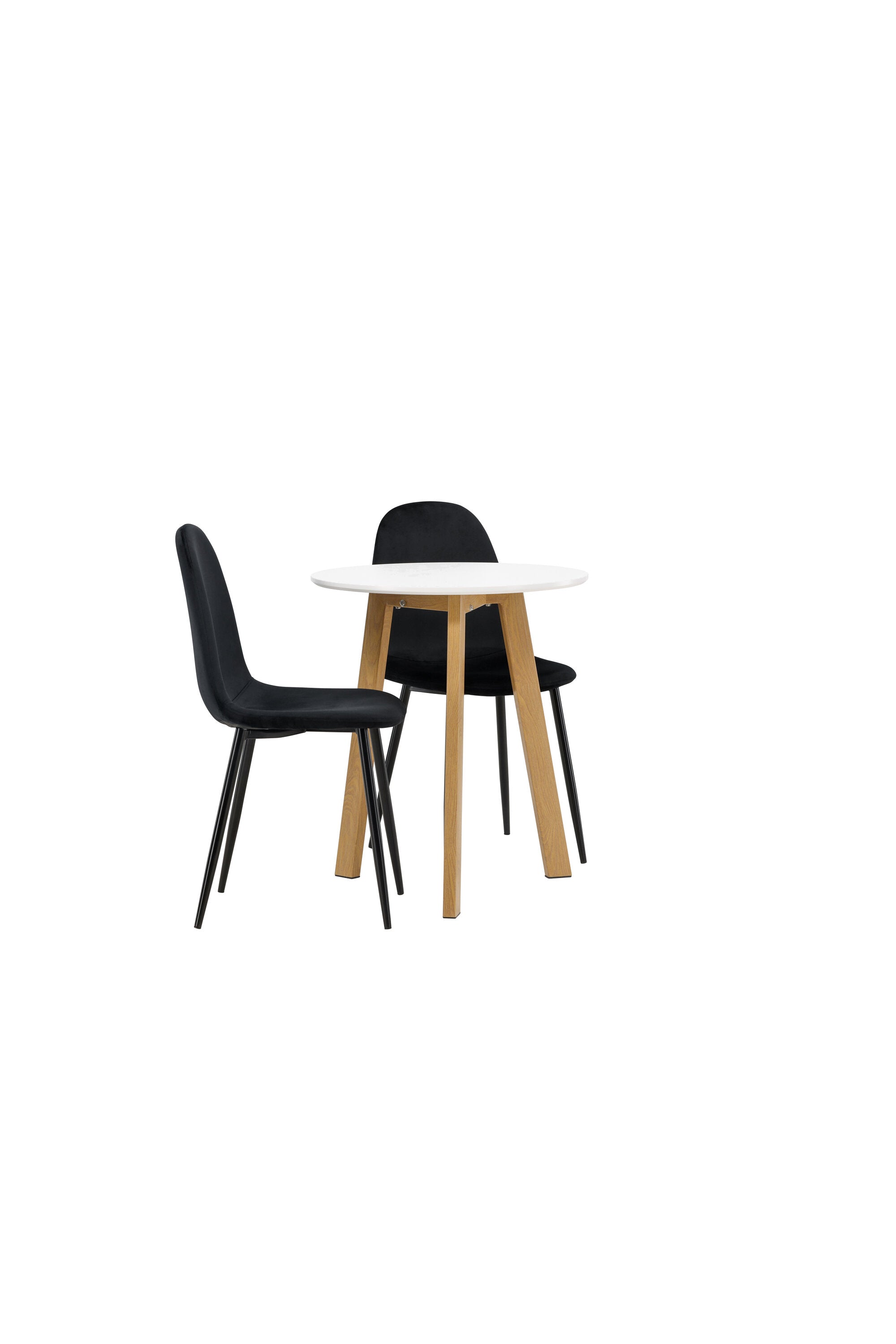 Leonora Esszimmerset + Polar ⌀65cm/2St. in Schwarz präsentiert im Onlineshop von KAQTU Design AG. Esszimmerset ist von Venture Home