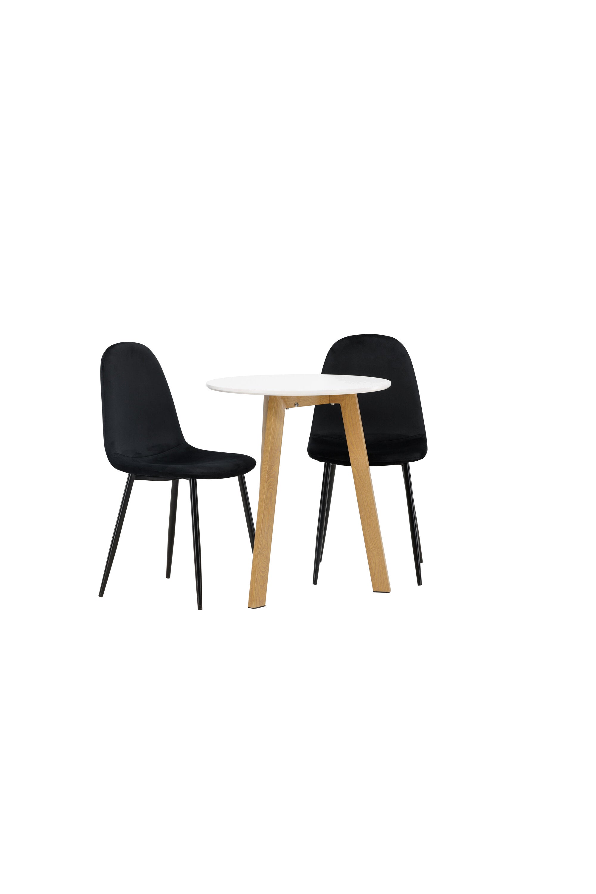 Leonora Esszimmerset + Polar ⌀65cm/2St. in Schwarz präsentiert im Onlineshop von KAQTU Design AG. Esszimmerset ist von Venture Home