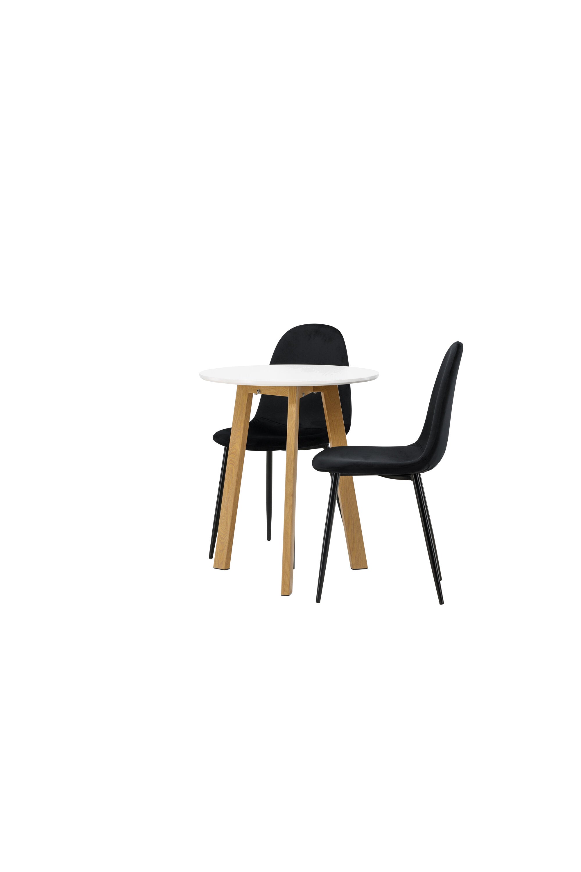 Leonora Esszimmerset + Polar ⌀65cm/2St. in Schwarz präsentiert im Onlineshop von KAQTU Design AG. Esszimmerset ist von Venture Home