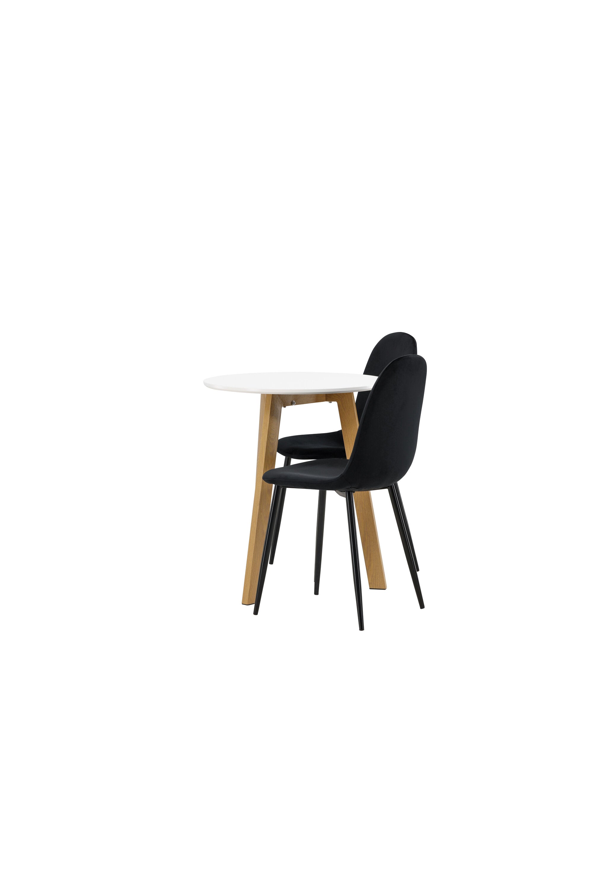 Leonora Esszimmerset + Polar ⌀65cm/2St. in Schwarz präsentiert im Onlineshop von KAQTU Design AG. Esszimmerset ist von Venture Home