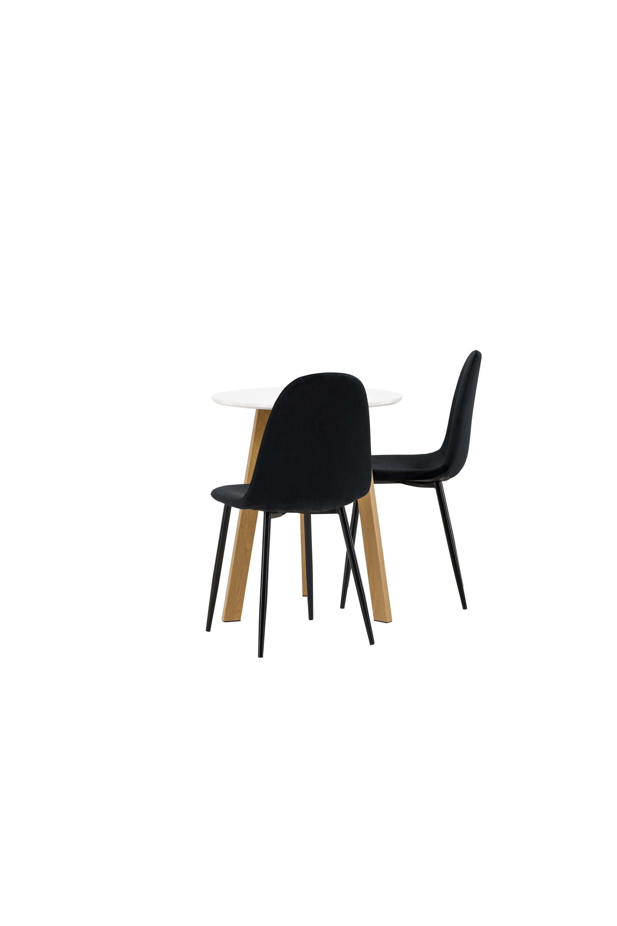 Leonora Esszimmerset + Polar ⌀65cm/2St. in Schwarz präsentiert im Onlineshop von KAQTU Design AG. Esszimmerset ist von Venture Home