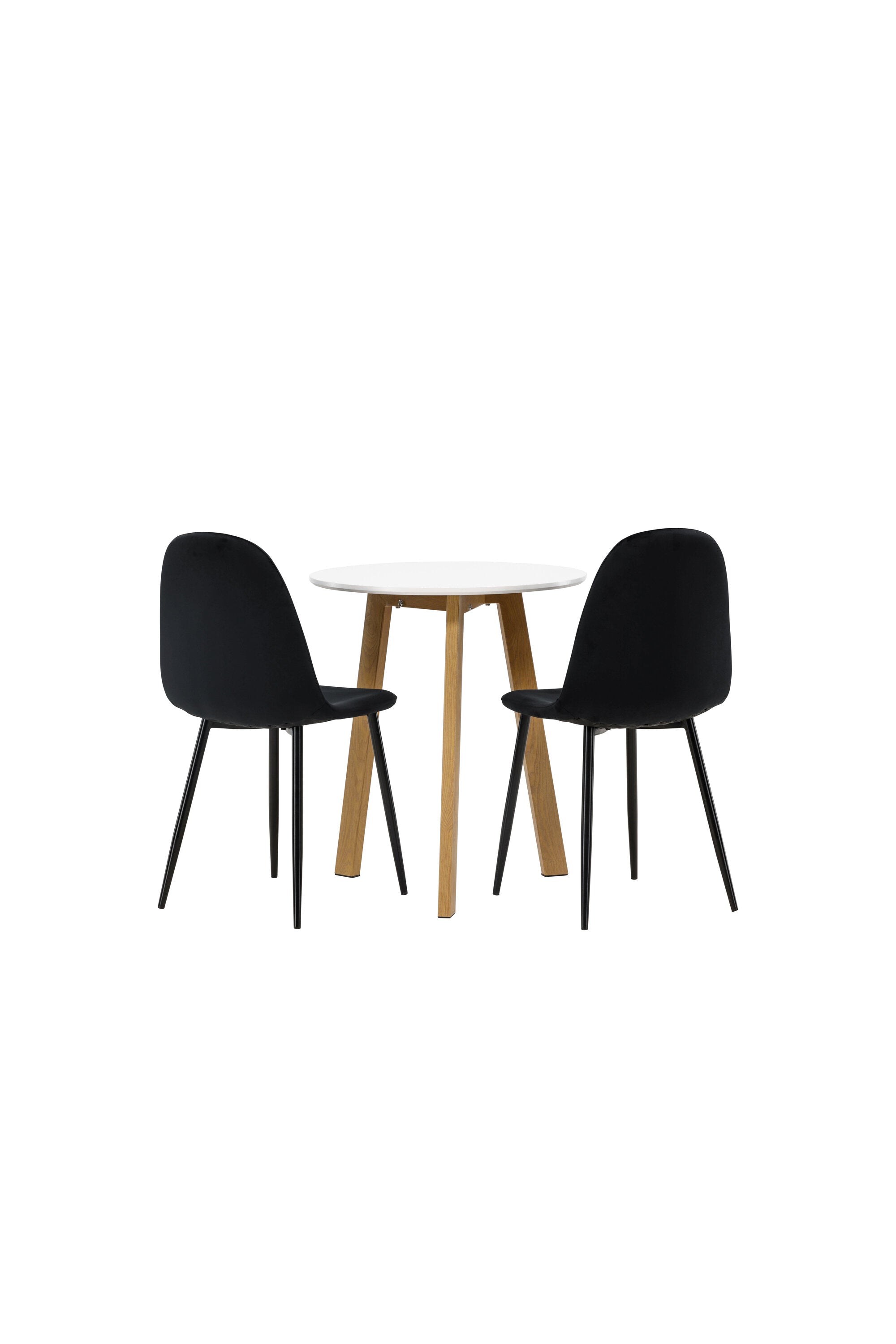 Leonora Esszimmerset + Polar ⌀65cm/2St. in Schwarz präsentiert im Onlineshop von KAQTU Design AG. Esszimmerset ist von Venture Home