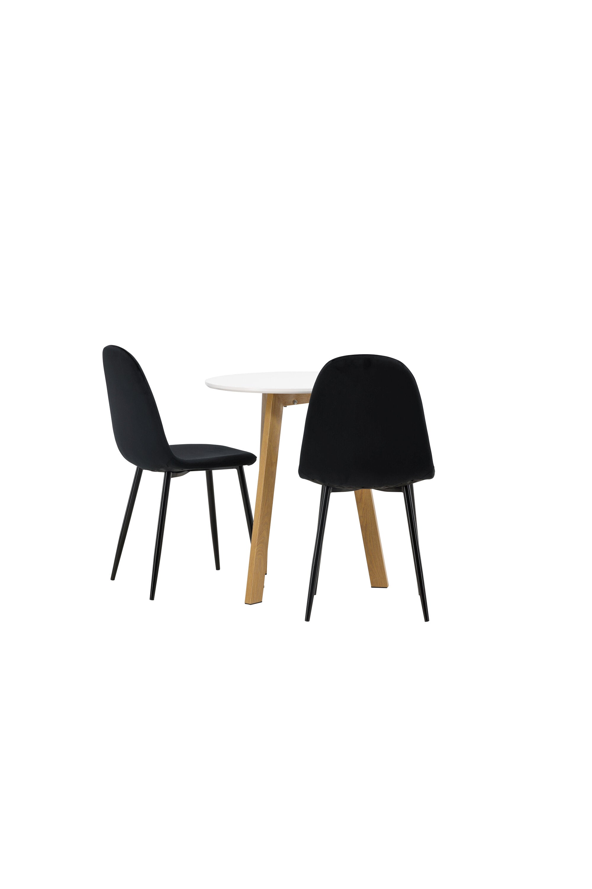 Leonora Esszimmerset + Polar ⌀65cm/2St. in Schwarz präsentiert im Onlineshop von KAQTU Design AG. Esszimmerset ist von Venture Home
