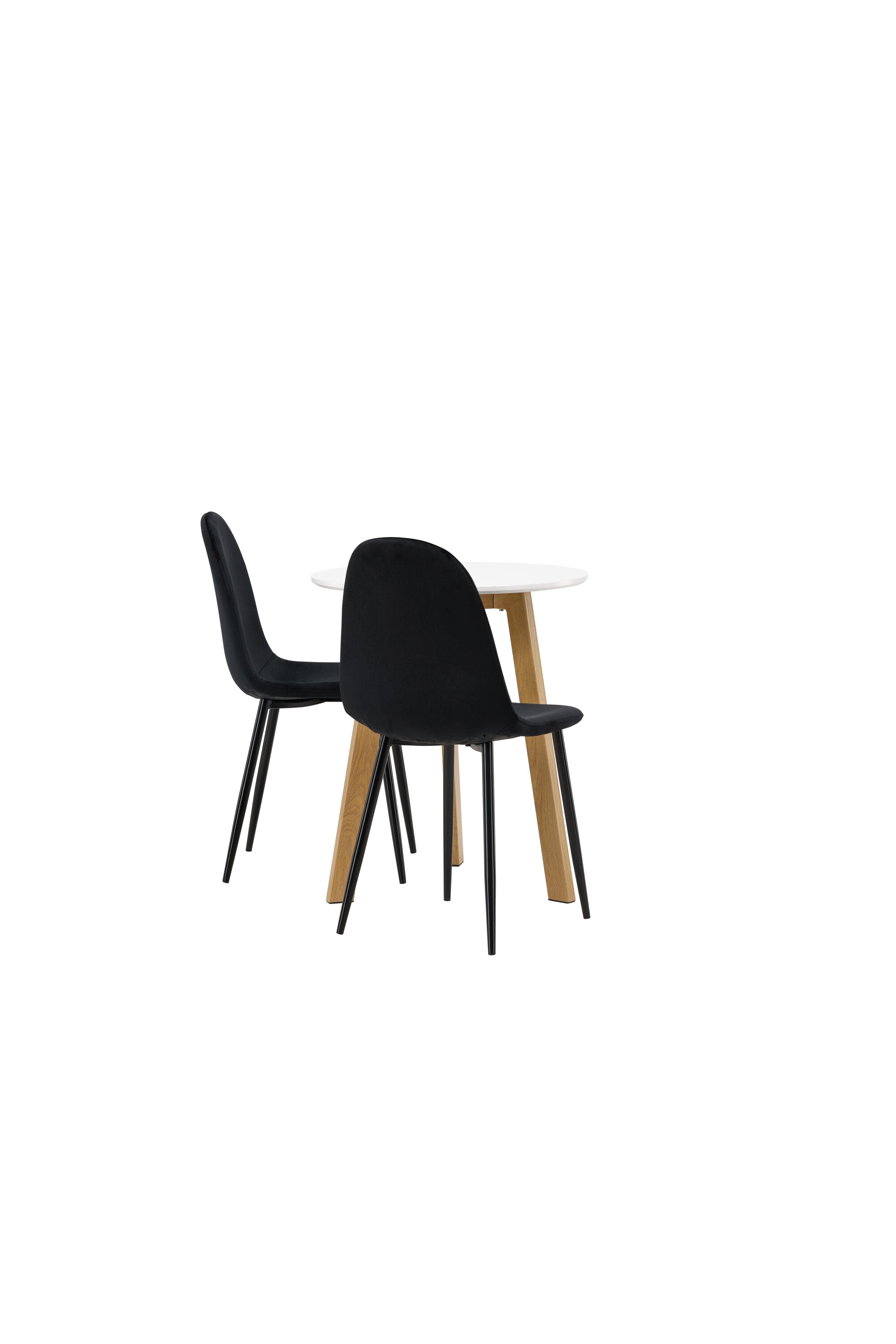 Leonora Esszimmerset + Polar ⌀65cm/2St. in Schwarz präsentiert im Onlineshop von KAQTU Design AG. Esszimmerset ist von Venture Home