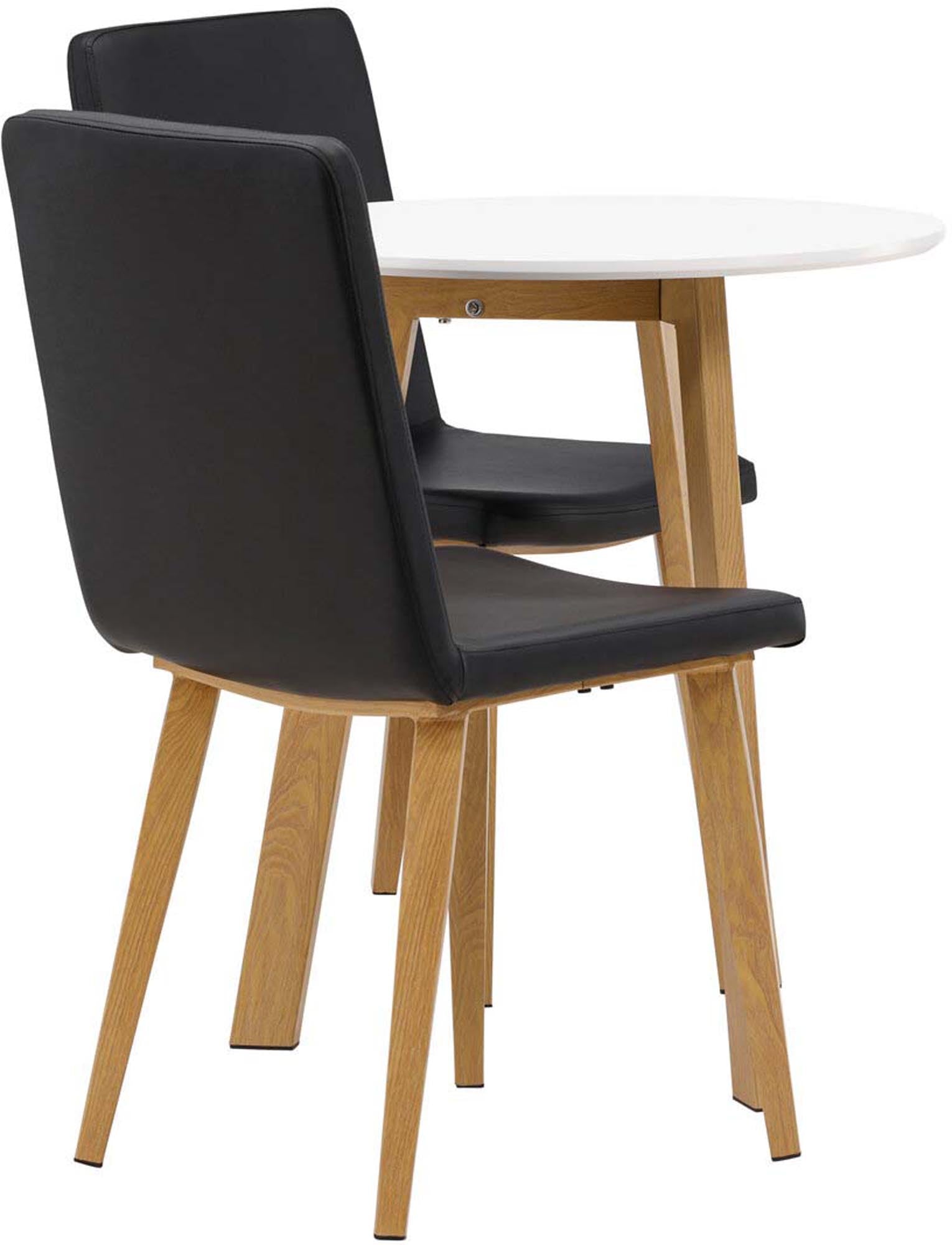 Stilvolles Leonora Esszimmerset mit 2 Stühlen, 65cm, von Venture Home.