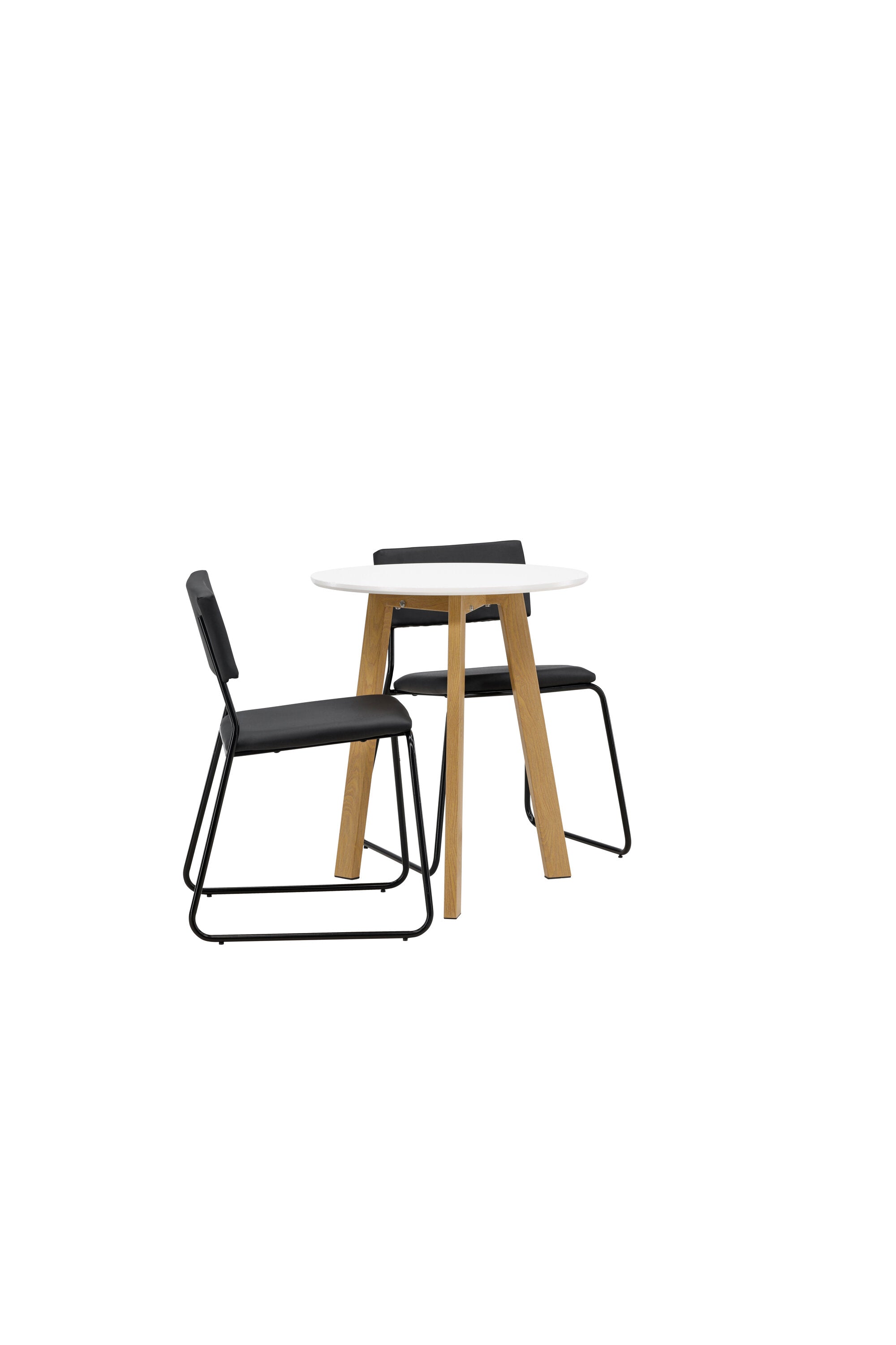 Leonora Esszimmerset + Kenth ⌀65cm/2St. in Schwarz präsentiert im Onlineshop von KAQTU Design AG. Esszimmerset ist von Venture Home